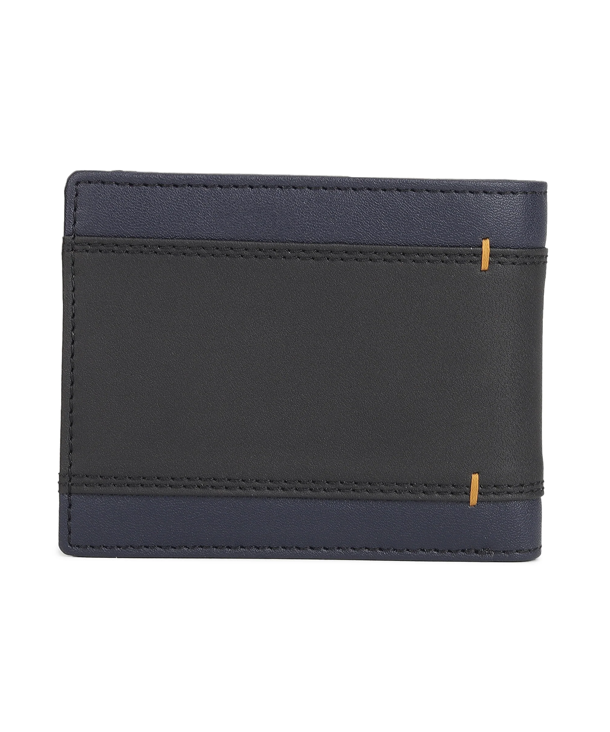Urbano Fashion Men's Black, Blue Casual, Formal Leather Wallet-6 Card Slots - Image 3