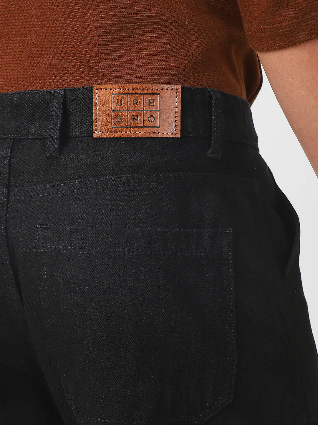 Men's Black Loose Fit Cargo Carpenter Jeans With 6 Pockets Non-Stretchable - Image 5