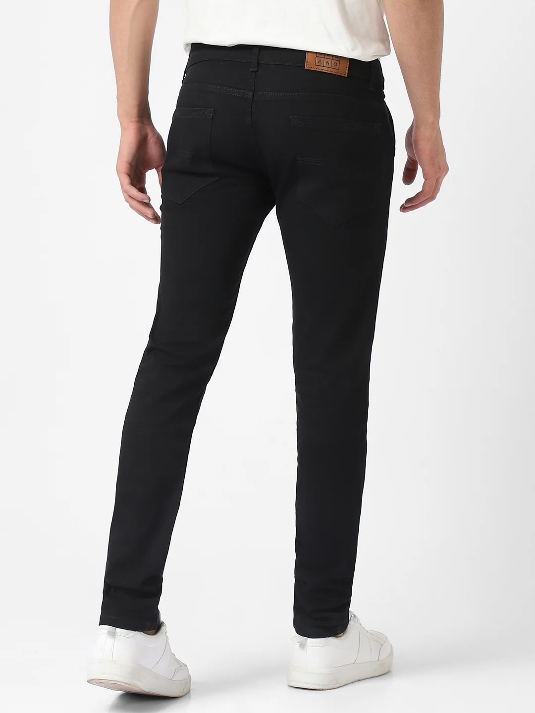 Slim Men Black Jeans - Image 4
