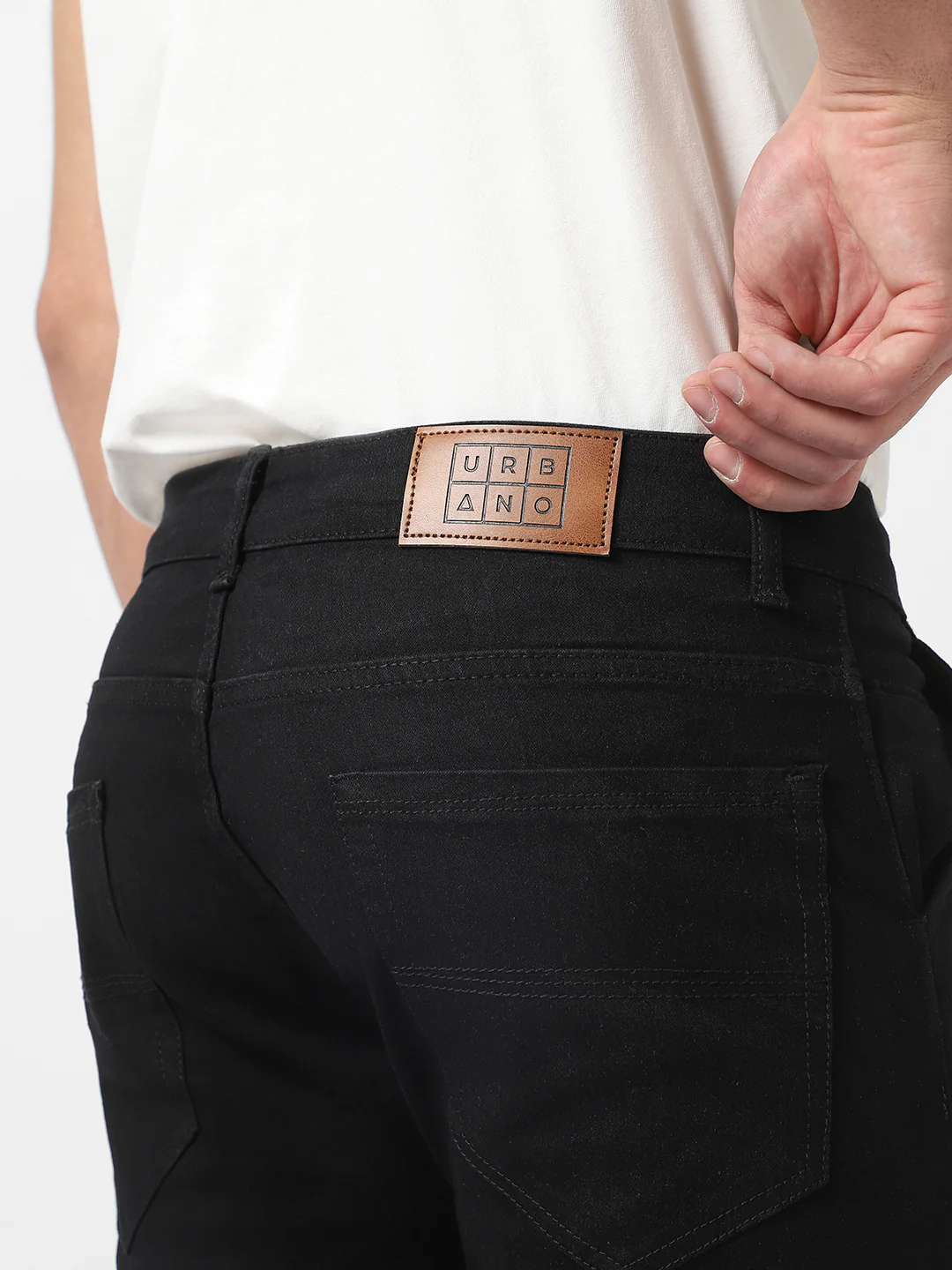 Slim Men Black Jeans - Image 6