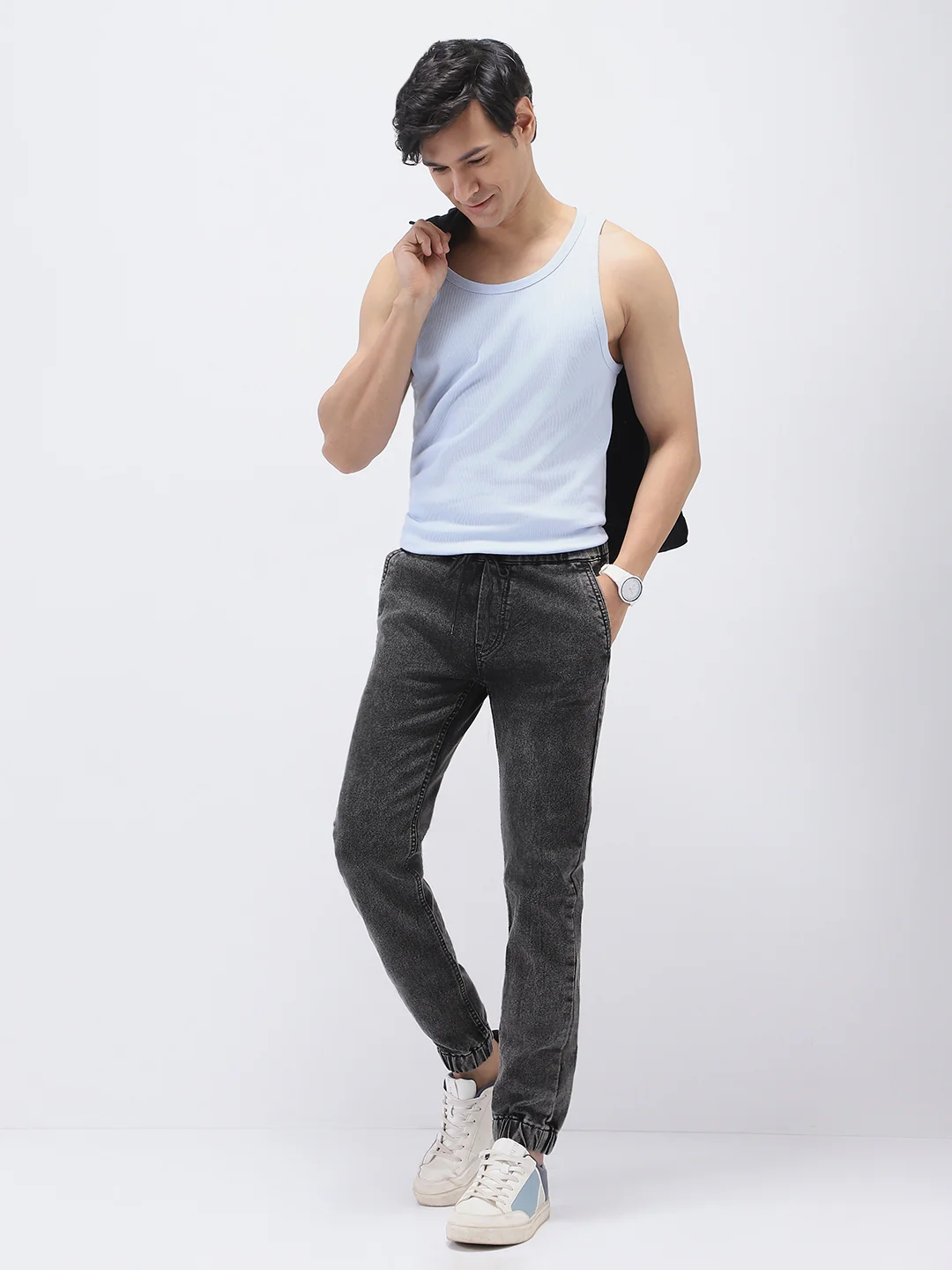 Men's Slim Fit Jogger Jeans - Image 4