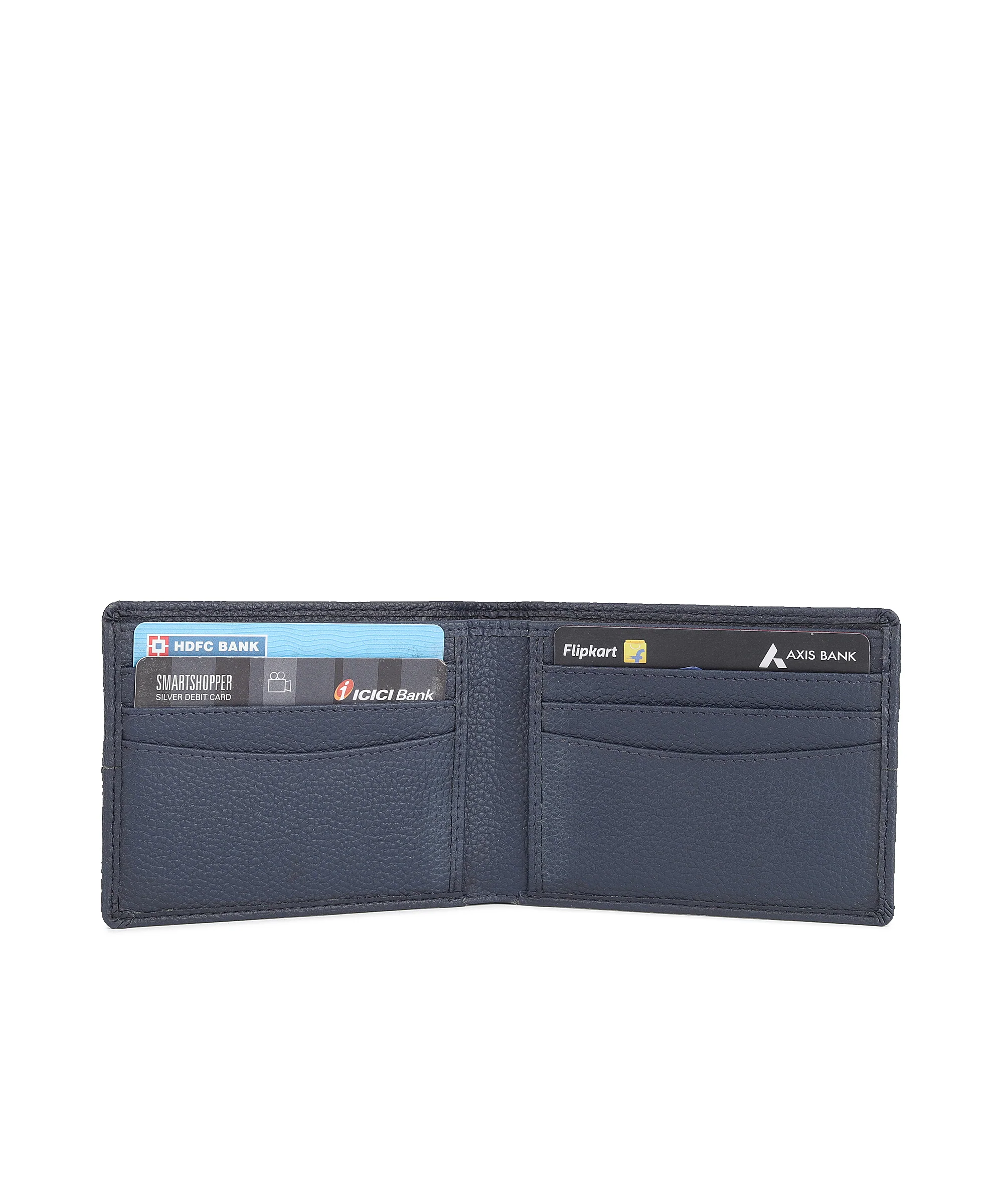 Urbano Fashion Men's Blue Casual, Formal Leather Wallet-6 Card Slots - Image 4