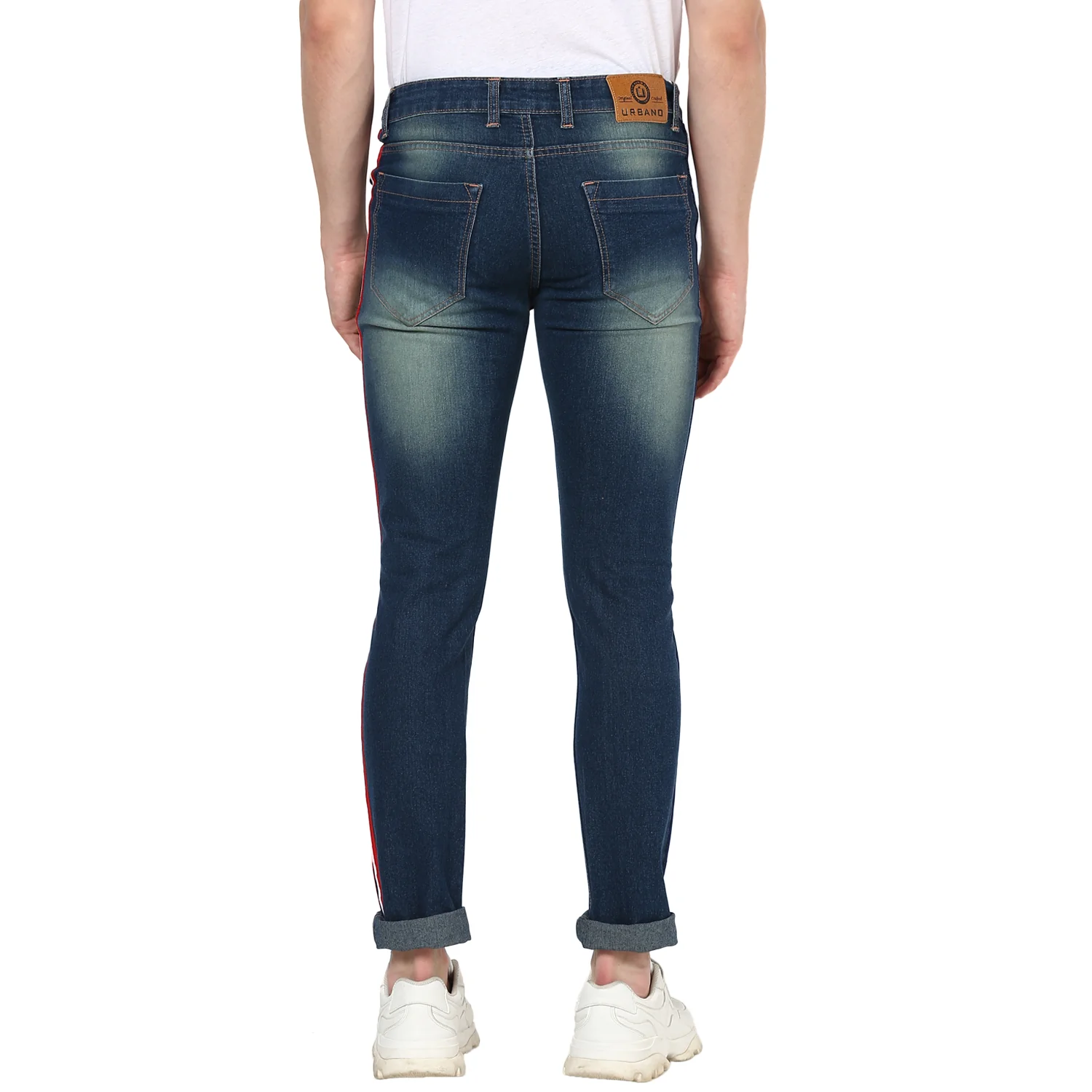 Men's Blue Slim Fit Jeans Stretchable - Image 3