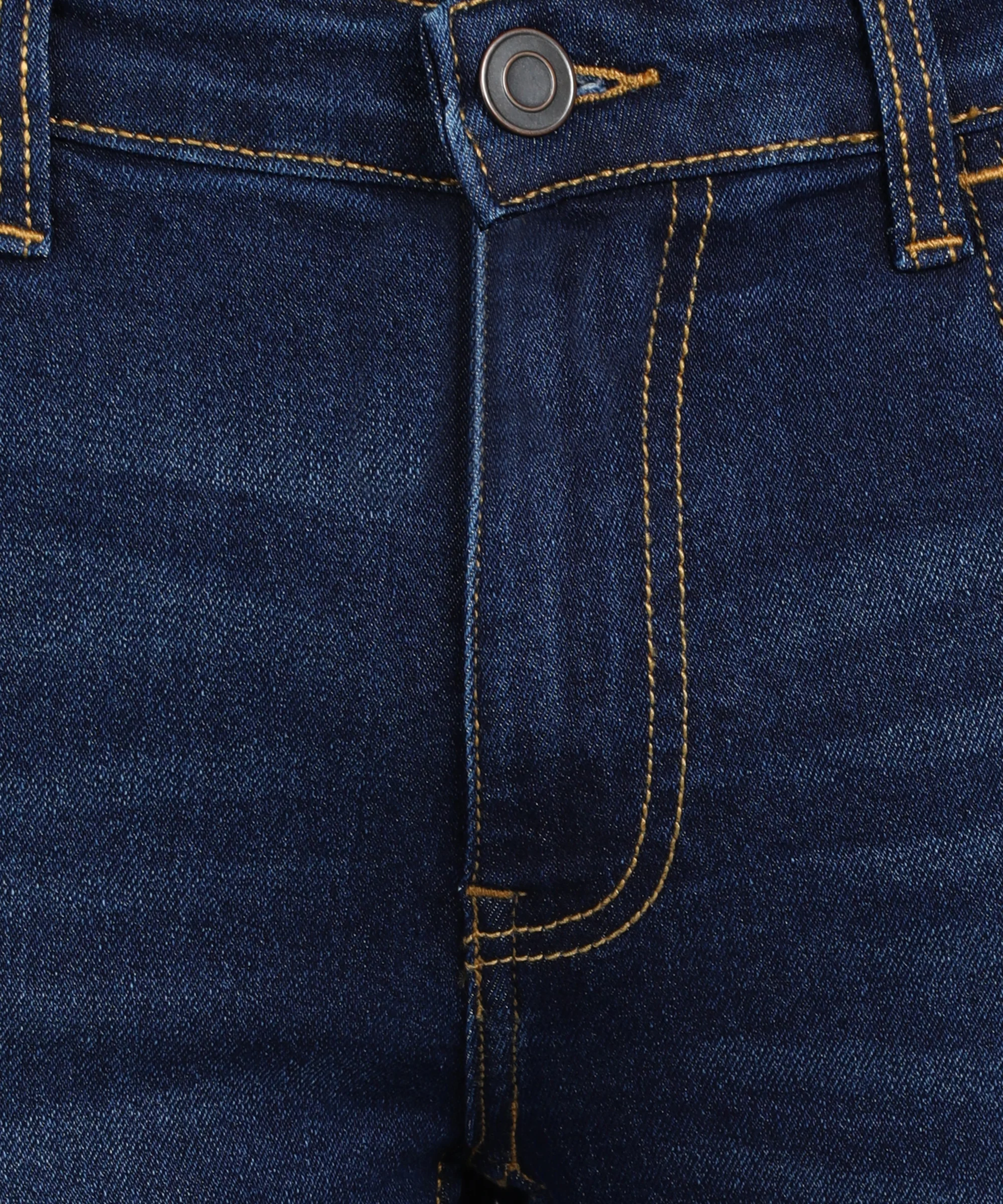 Men's Blue Slim Fit Washed Jeans Stretchable - Image 7