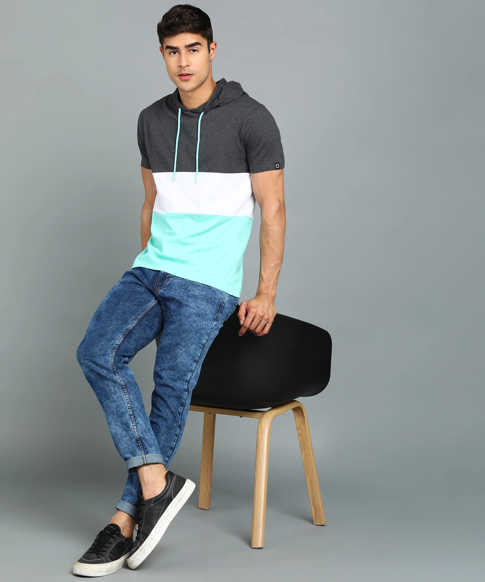 Men's Blue Slim Fit Washed Jeans Stretchable - Image 4