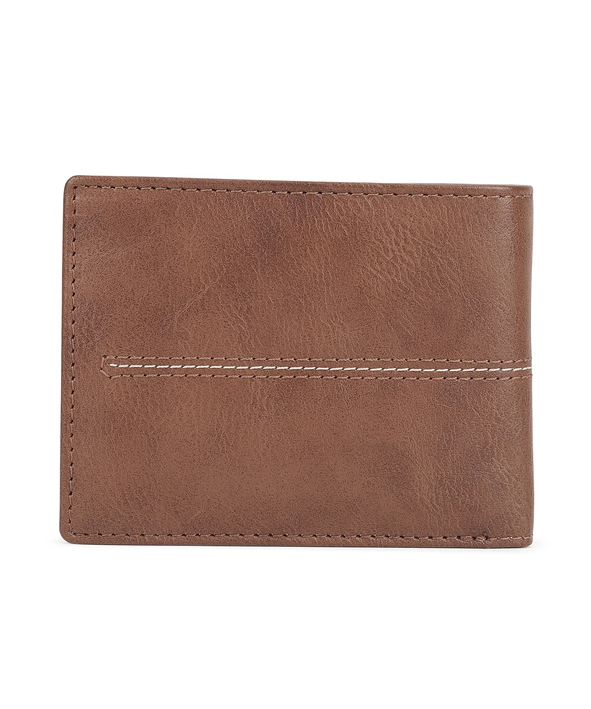 Urbano Fashion Men's Brown Casual, Formal Leather Wallet-3 Card Slots - Image 3