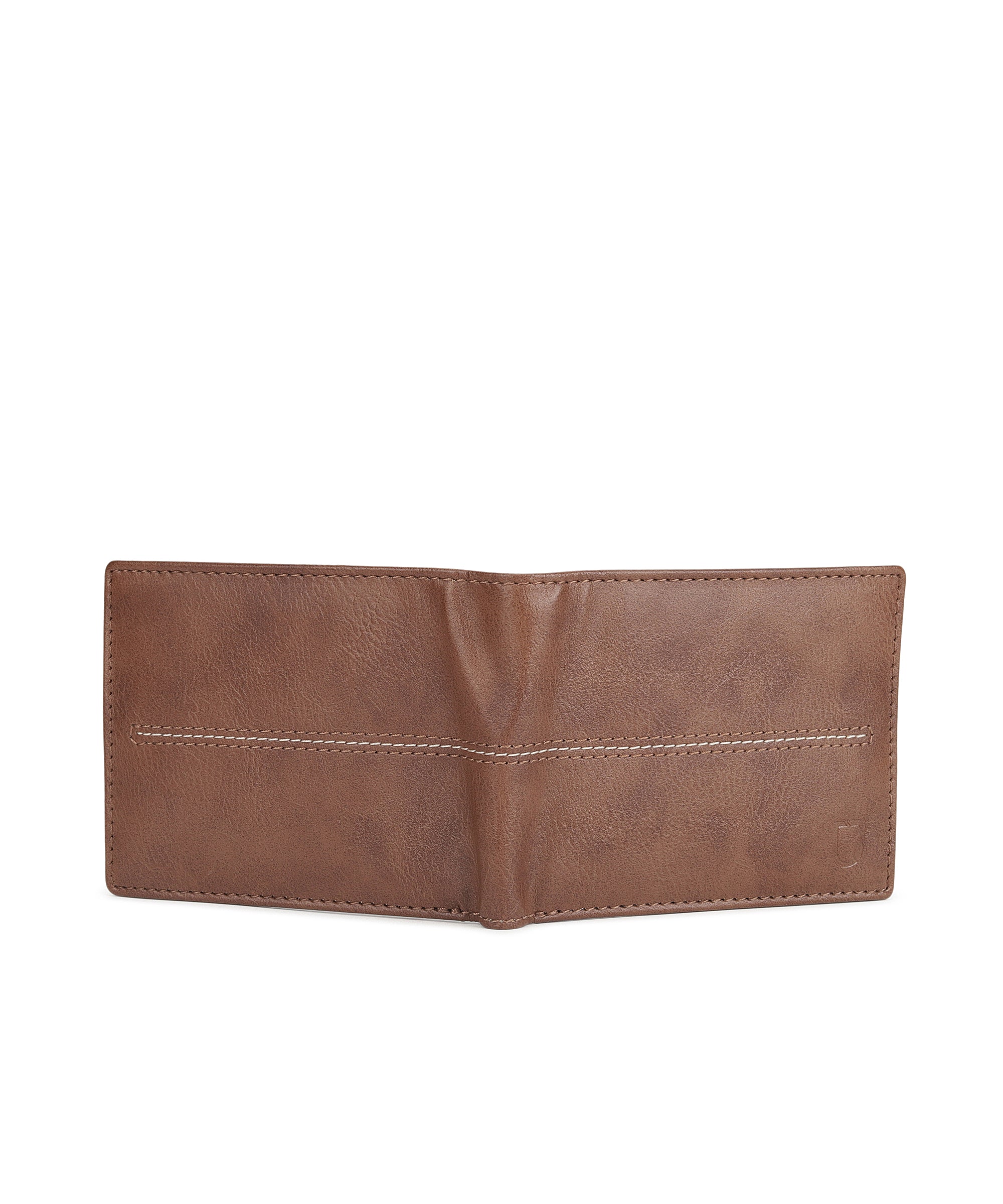 Urbano Fashion Men's Brown Casual, Formal Leather Wallet-3 Card Slots - Image 5