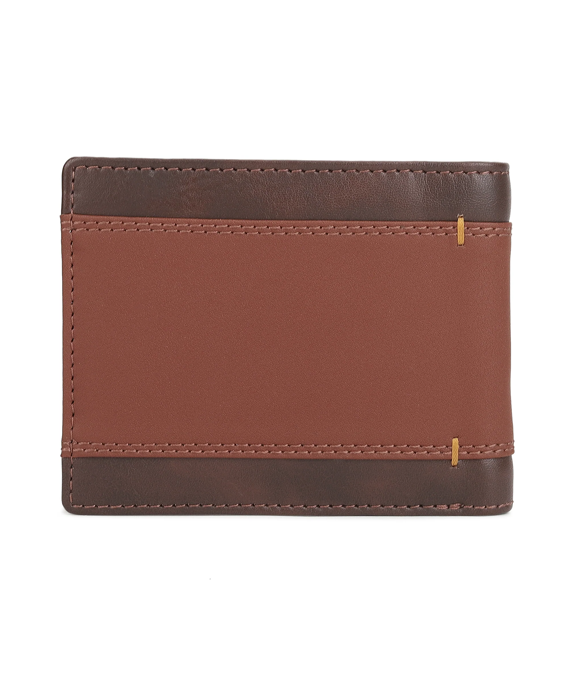 Urbano Fashion Men's Brown Casual, Formal Leather Wallet-6 Card Slots - Image 3