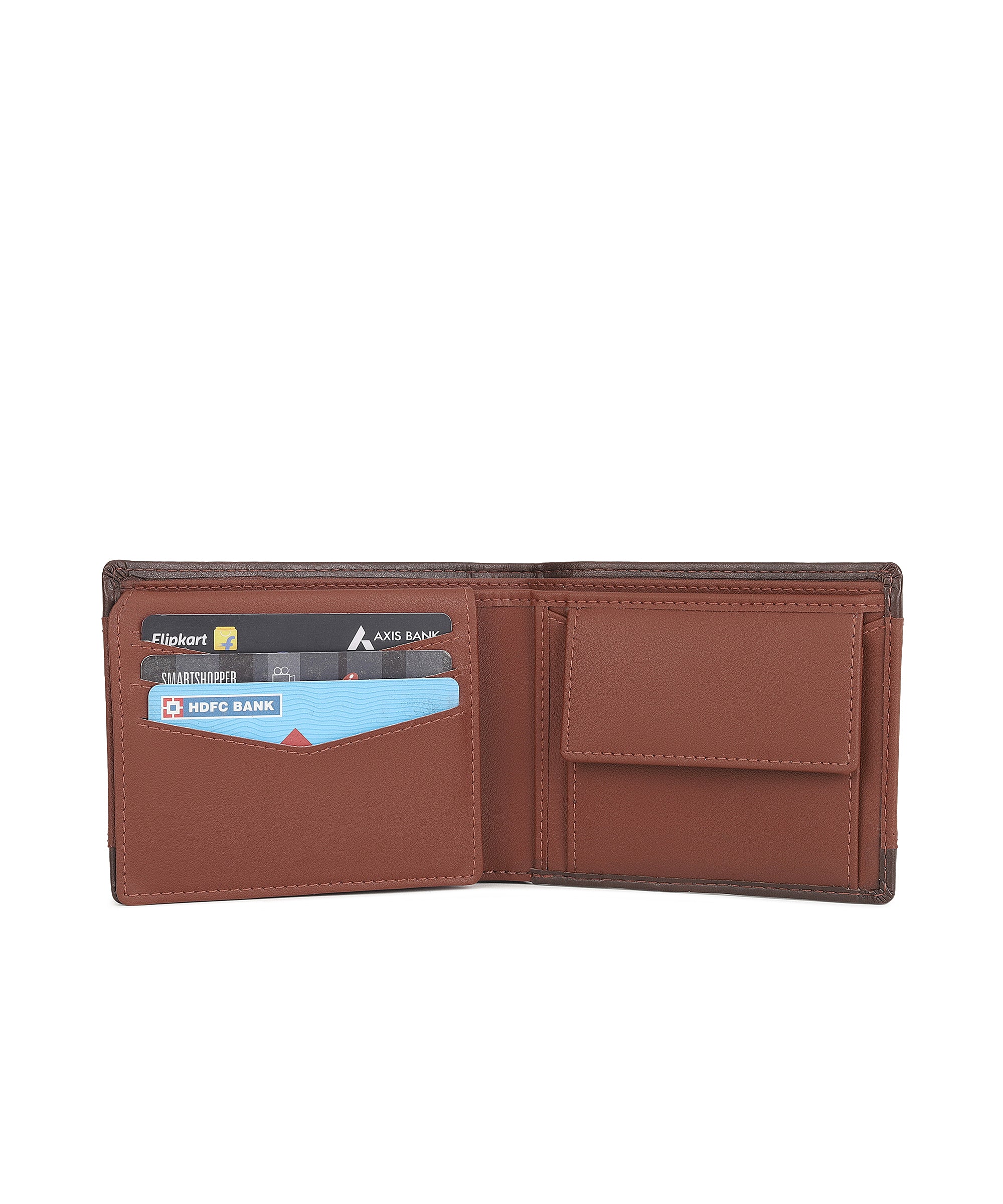 Urbano Fashion Men's Brown Casual, Formal Leather Wallet-6 Card Slots - Image 4