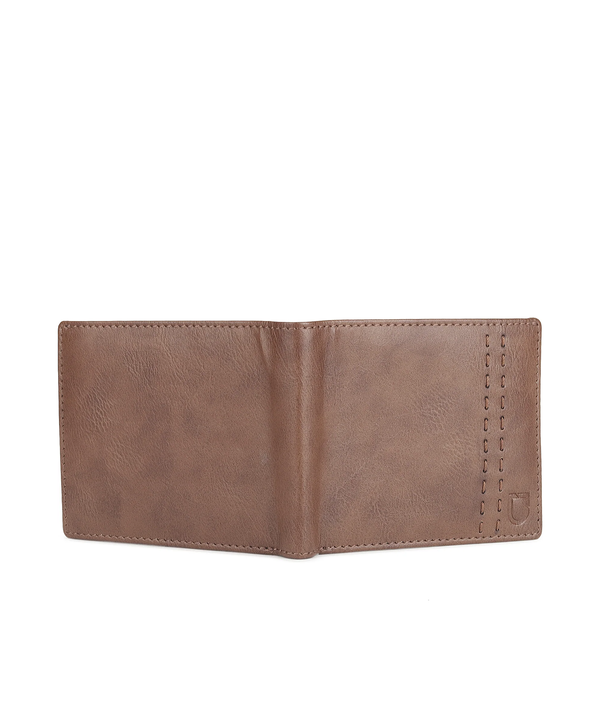 Urbano Fashion Men's Brown Casual, Formal Leather Wallet-8 Card Slots - Image 5