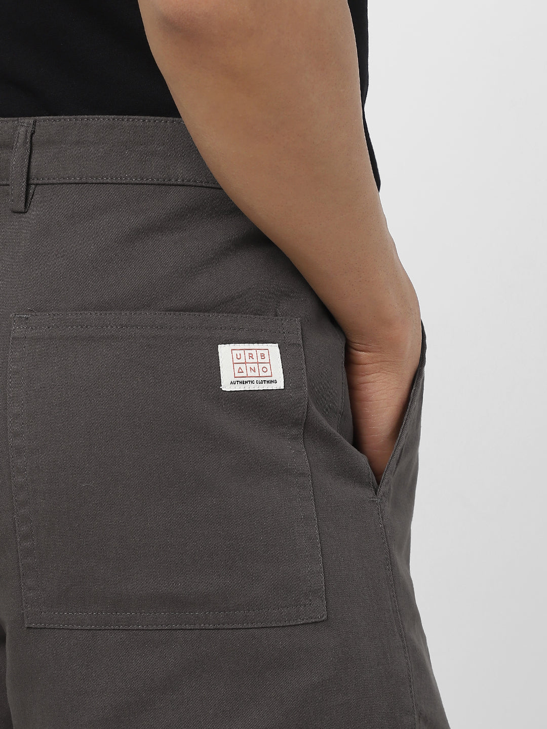 Urbano Fashion Men's Brown Loose Baggy Fit Solid Cargo Chino Pant with 6 Pockets Non-Stretchable - Image 7