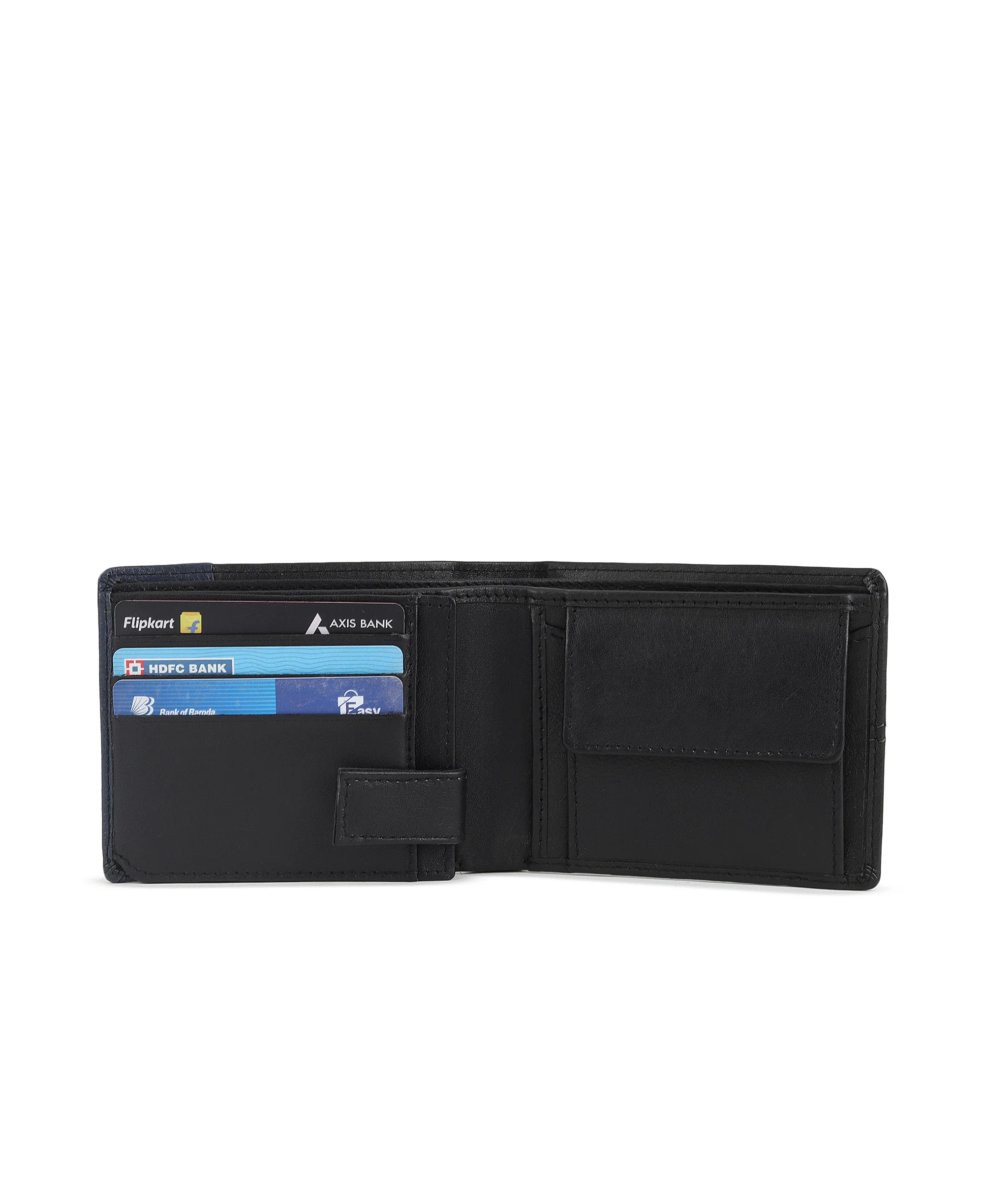 Urbano Fashion Men's Casual, Formal Black, Blue Genuine Leather Wallet-8 Card Slots - Image 3