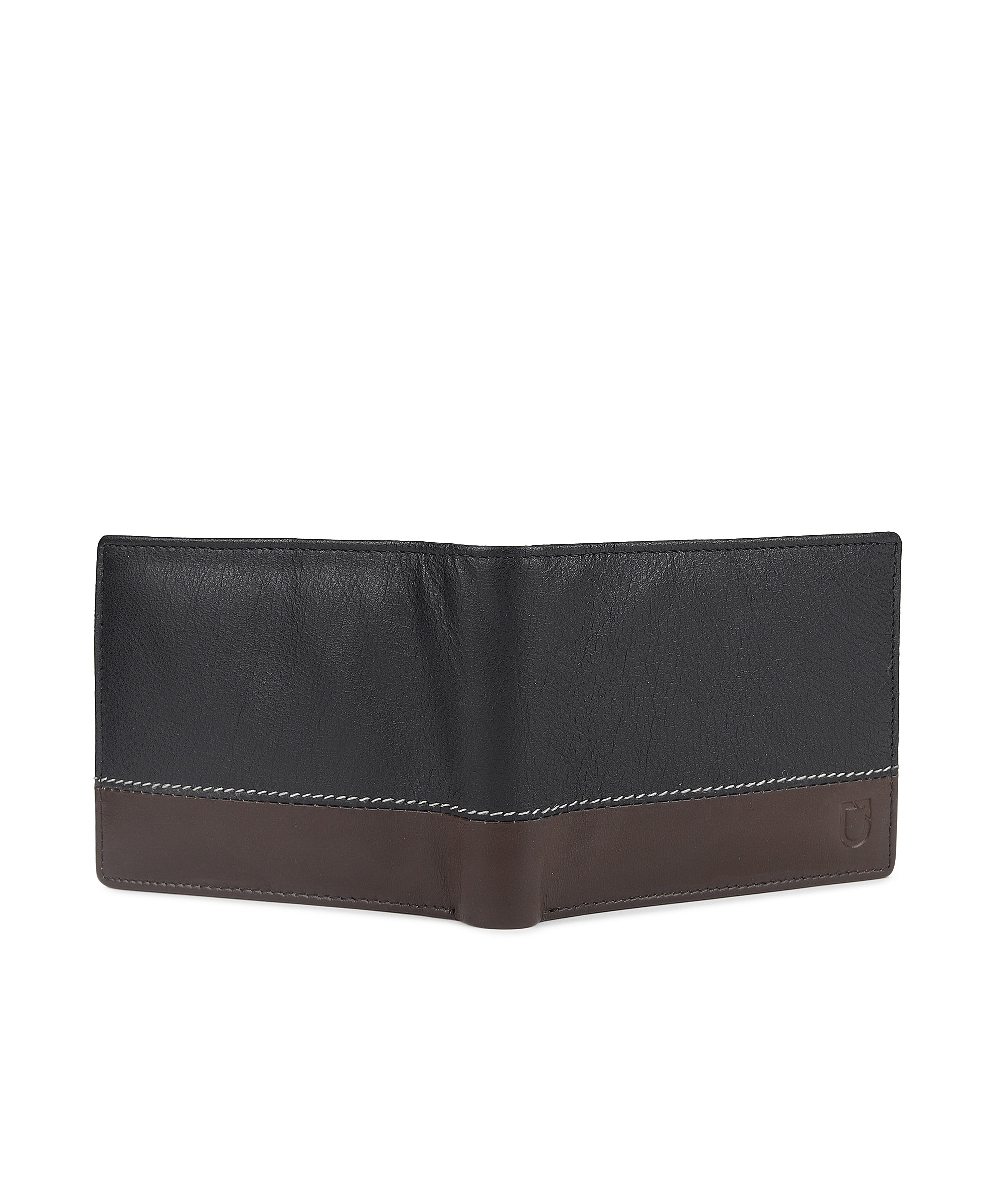 Urbano Fashion Men's Casual, Formal Black Genuine Leather Wallet -12 Card Slots - Image 4