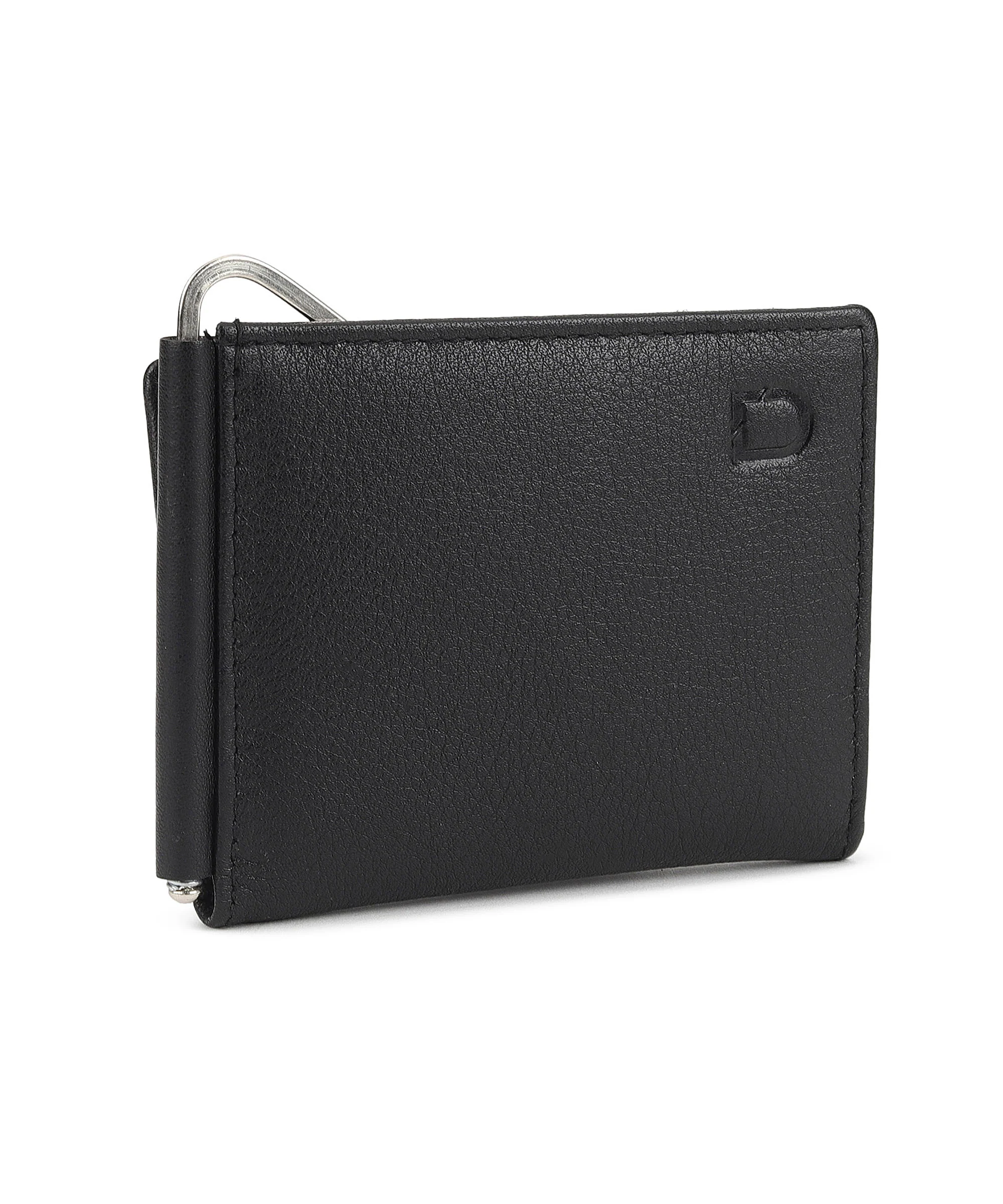 Urbano Fashion Men's Casual, Formal Black Genuine Leather Wallet-4 Card Slots - Image 2