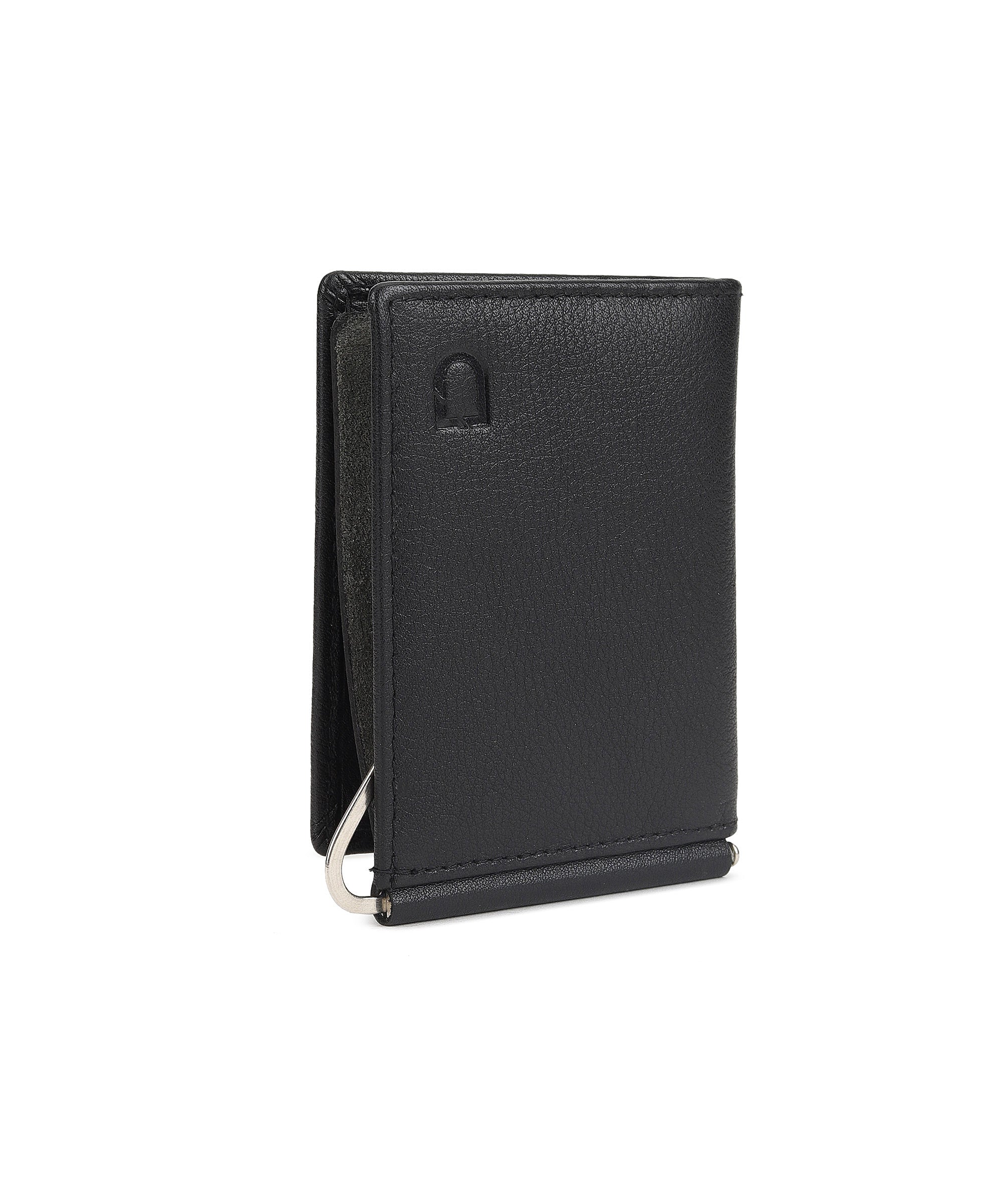 Urbano Fashion Men's Casual, Formal Black Genuine Leather Wallet-4 Card Slots - Image 4