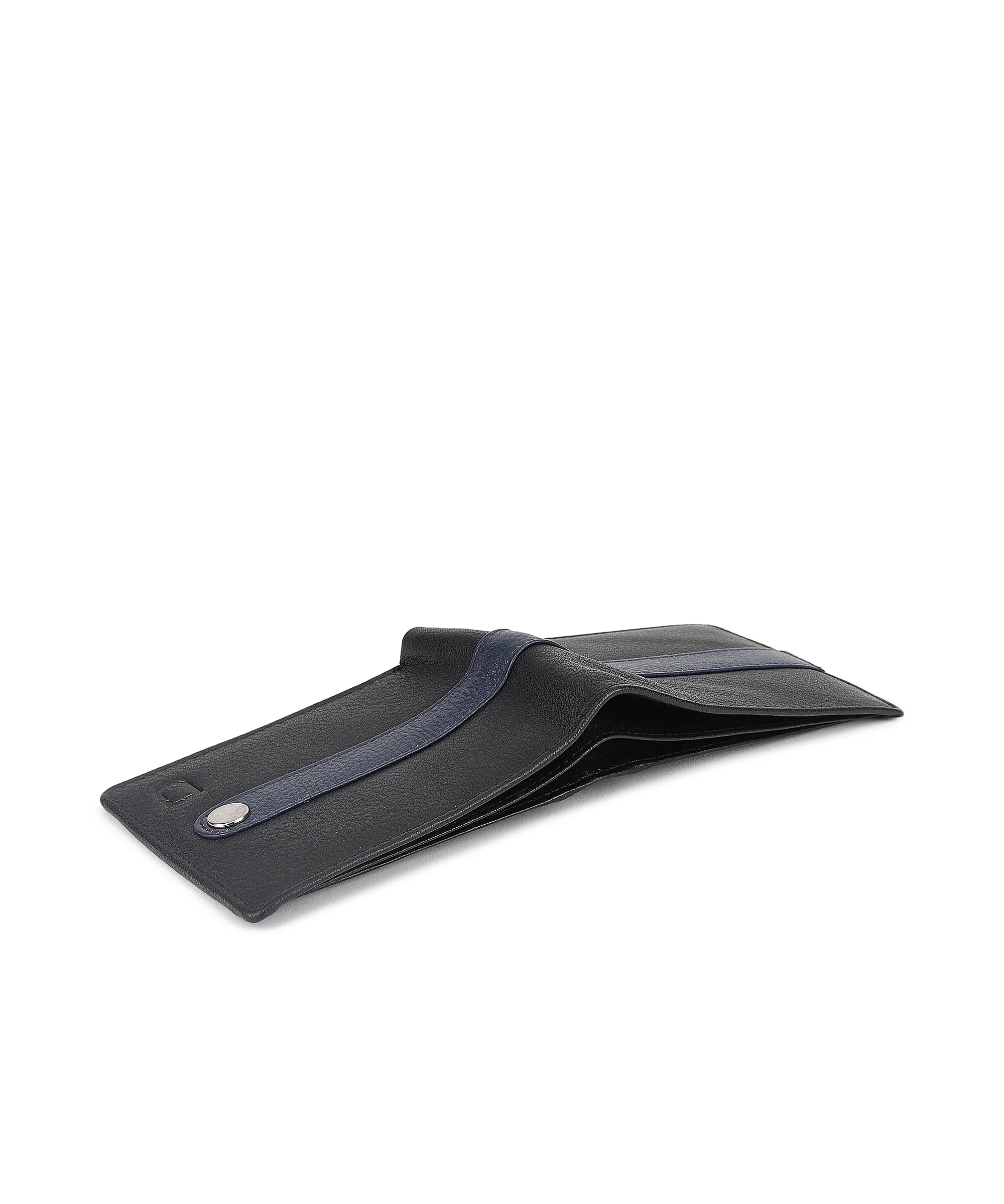 Urbano Fashion Men's Casual, Formal Black Genuine Leather Wallet-4 Card Slots - Image 7