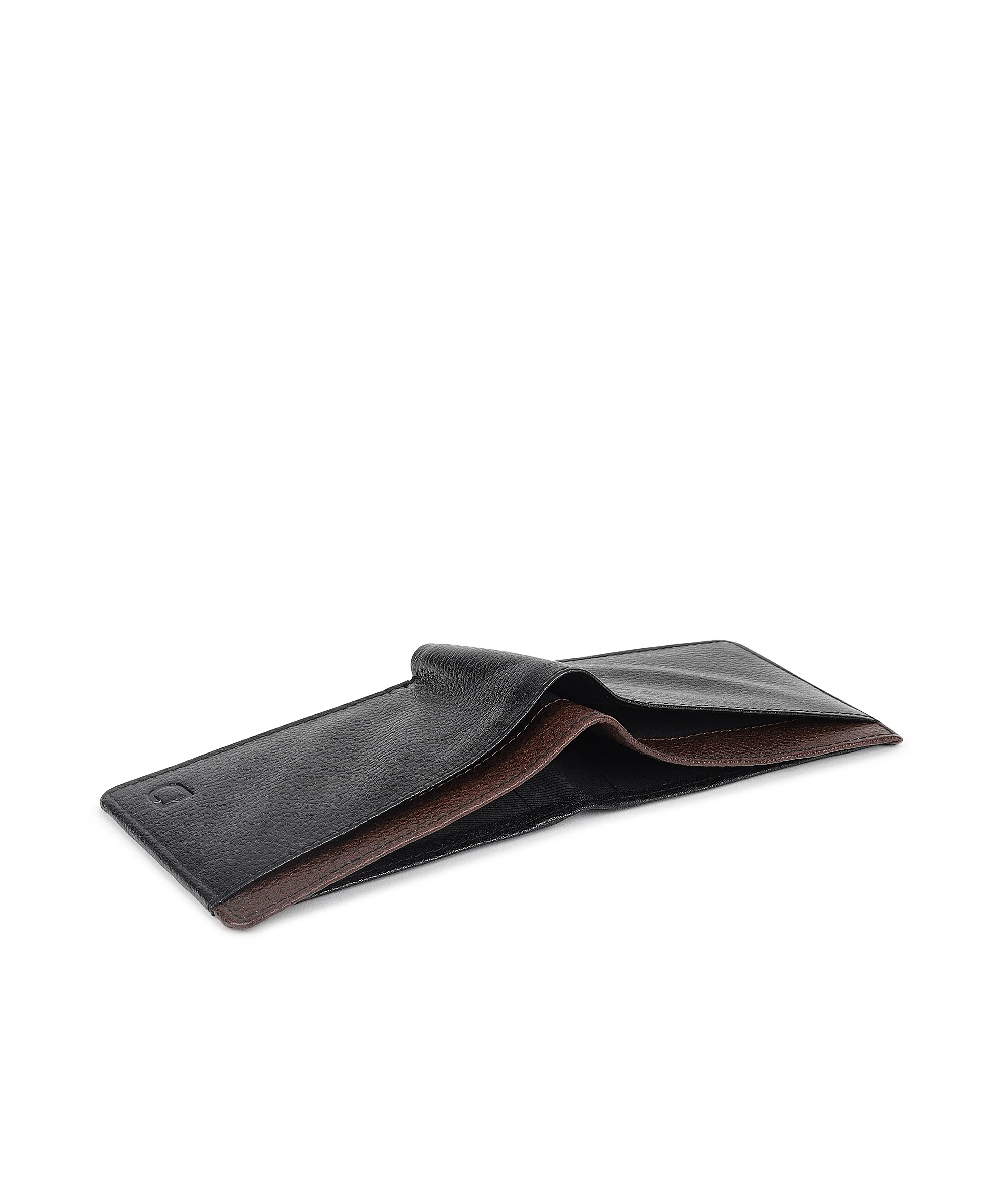 Urbano Fashion Men's Casual, Formal Black Genuine Leather Wallet-6 Card Slots - Image 6