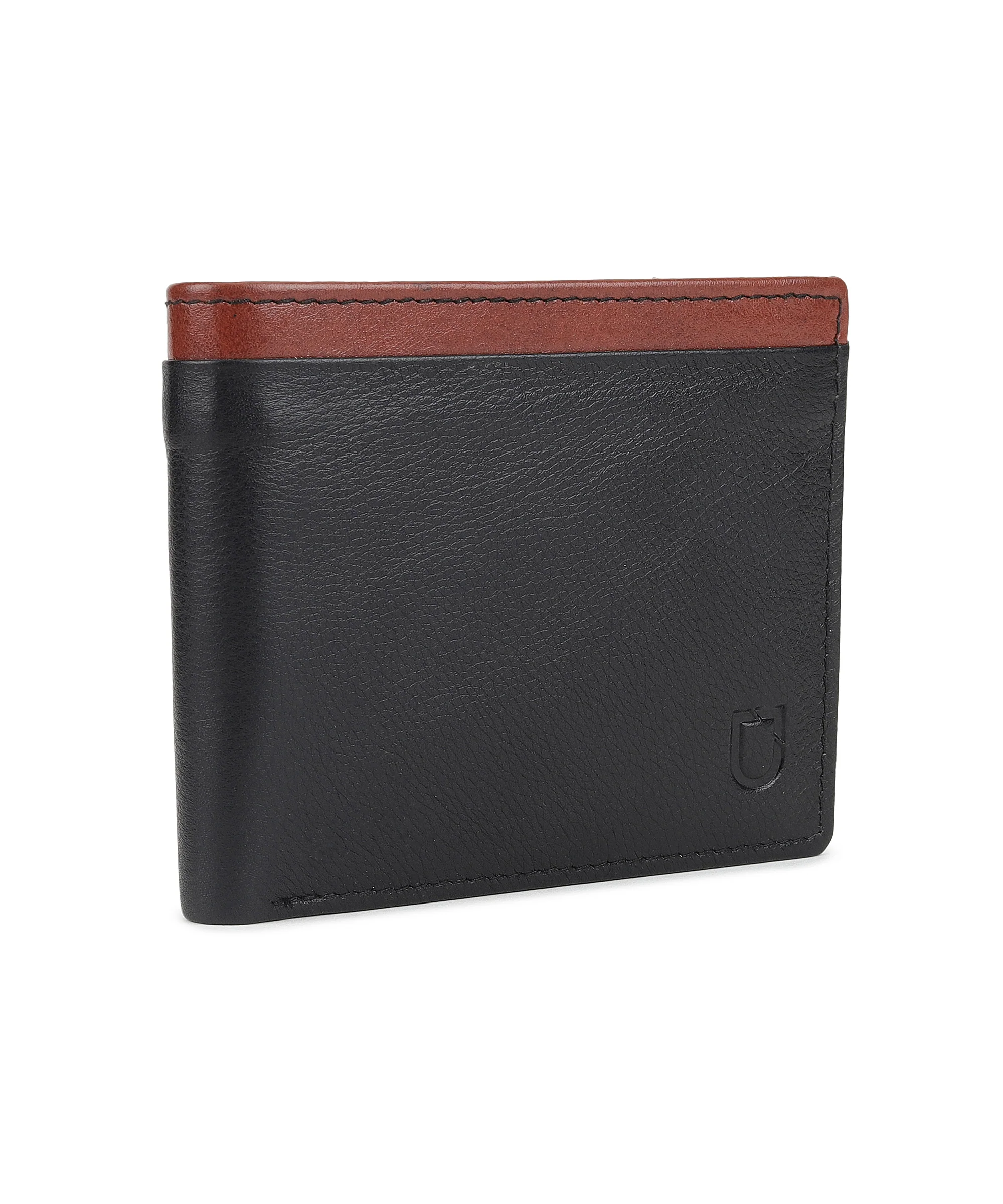 Urbano Fashion Men's Casual, Formal Black, Tan Genuine Leather Wallet-7 Card Slots - Image 2