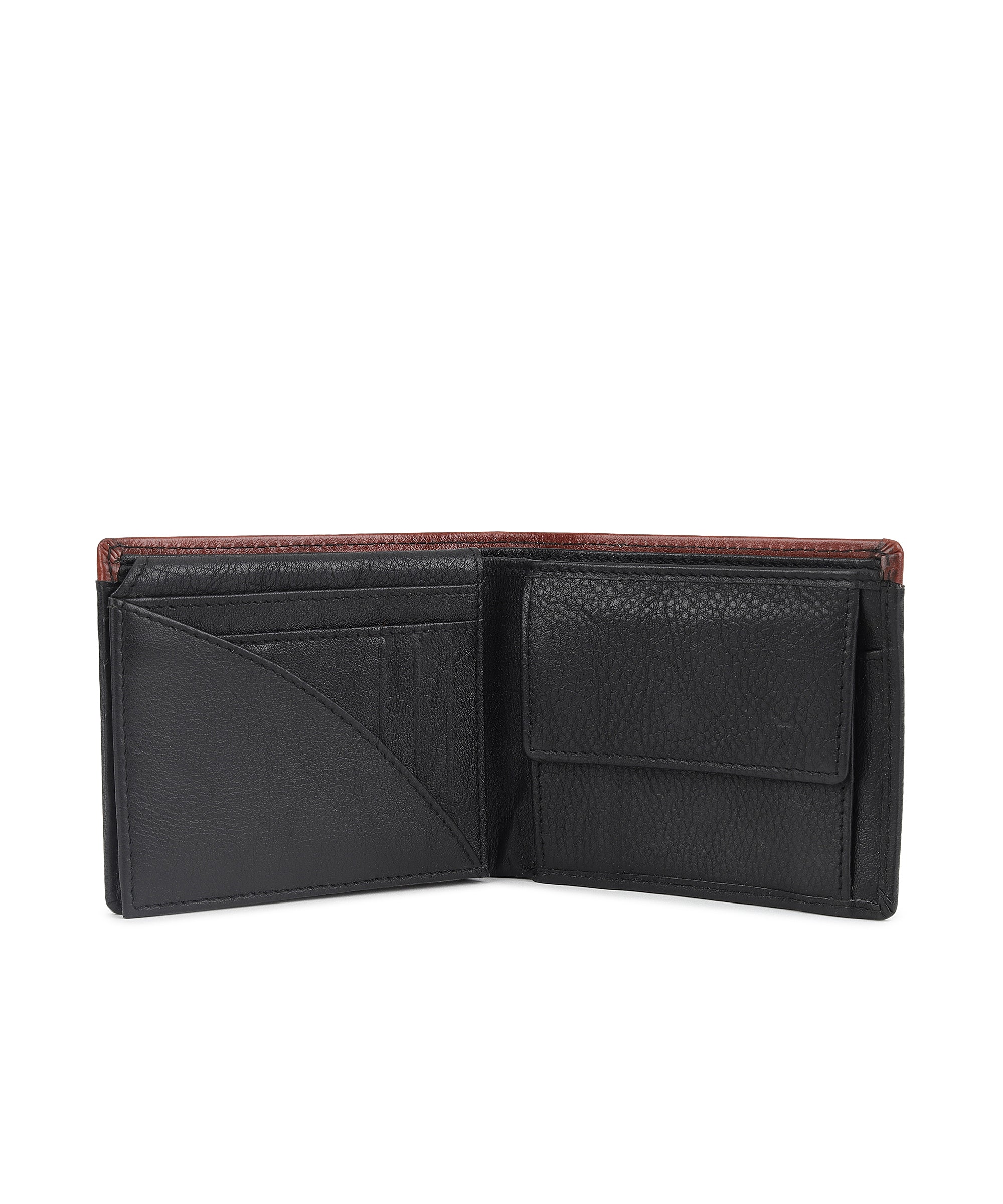 Urbano Fashion Men's Casual, Formal Black, Tan Genuine Leather Wallet-7 Card Slots - Image 3