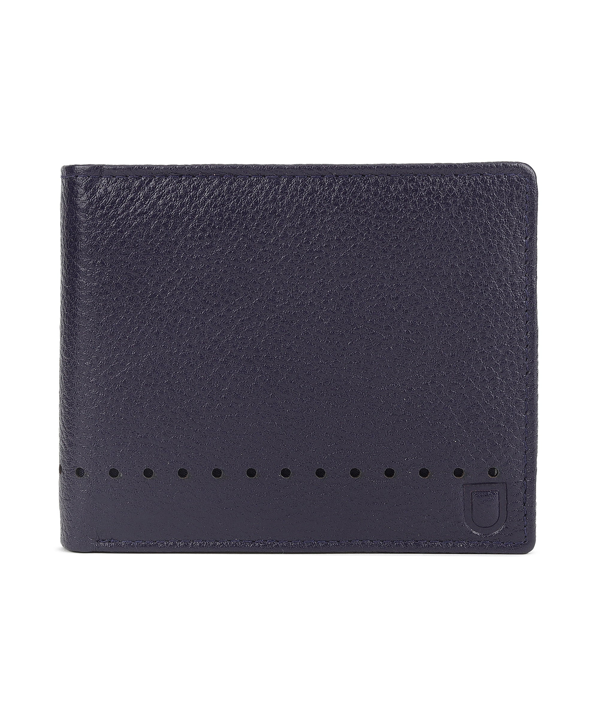 Urbano Fashion Men's Casual, Formal Blue Genuine Leather Wallet-3 Card Slots