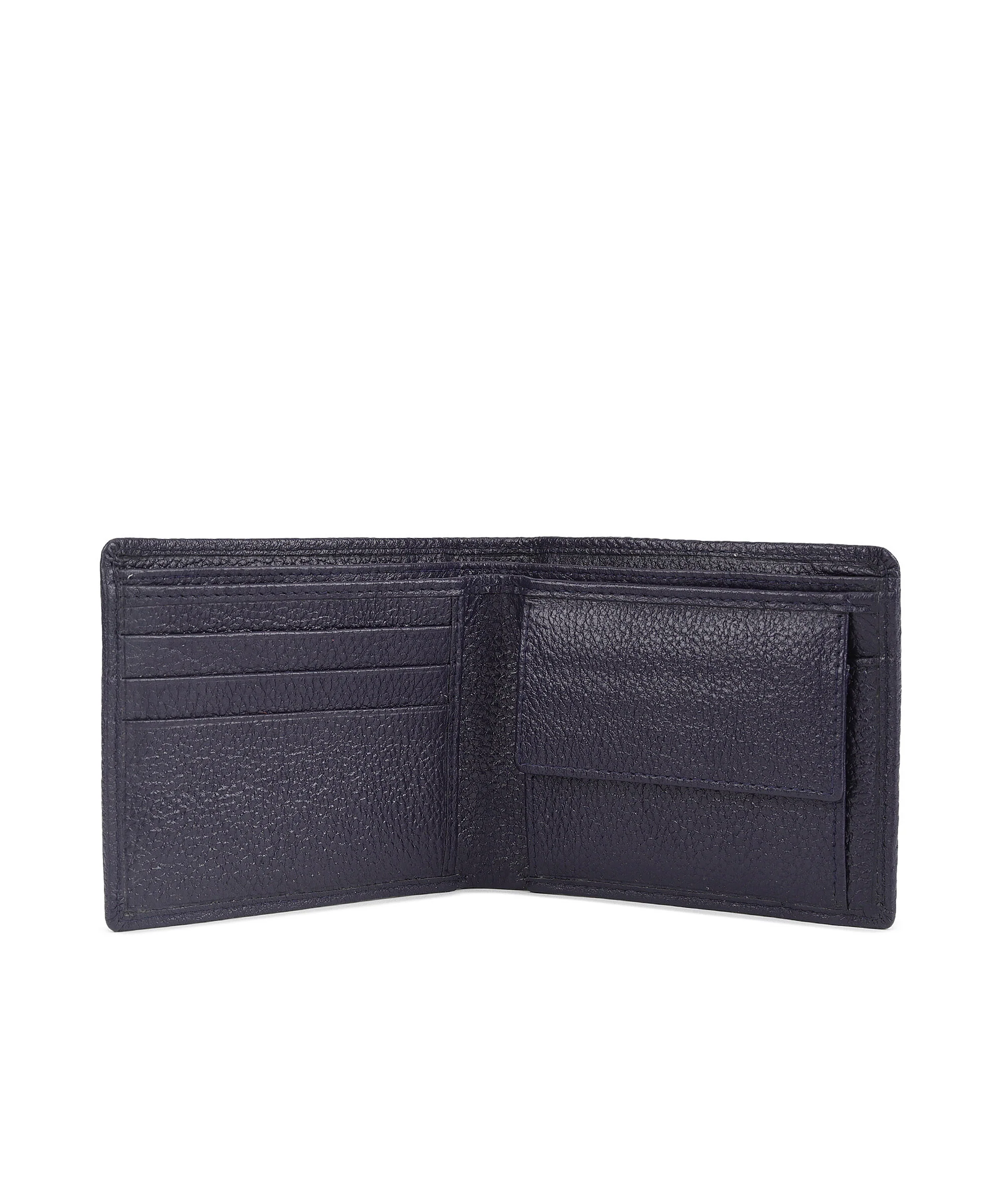 Urbano Fashion Men's Casual, Formal Blue Genuine Leather Wallet-3 Card Slots - Image 3