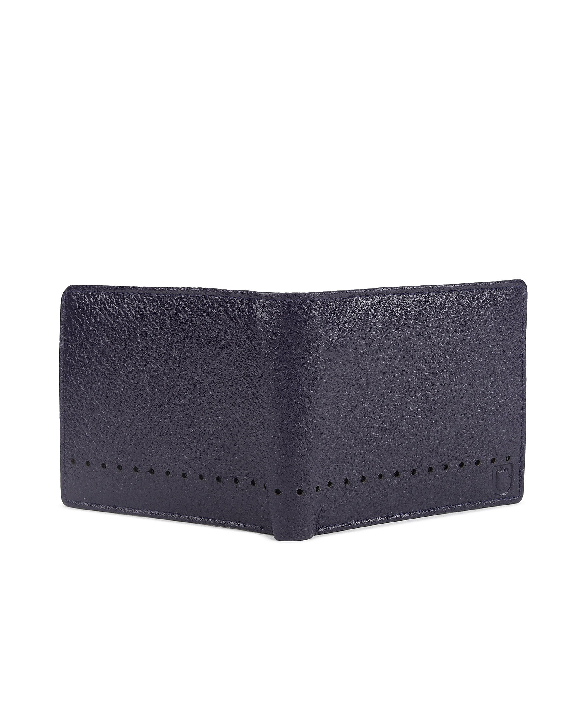 Urbano Fashion Men's Casual, Formal Blue Genuine Leather Wallet-3 Card Slots - Image 4