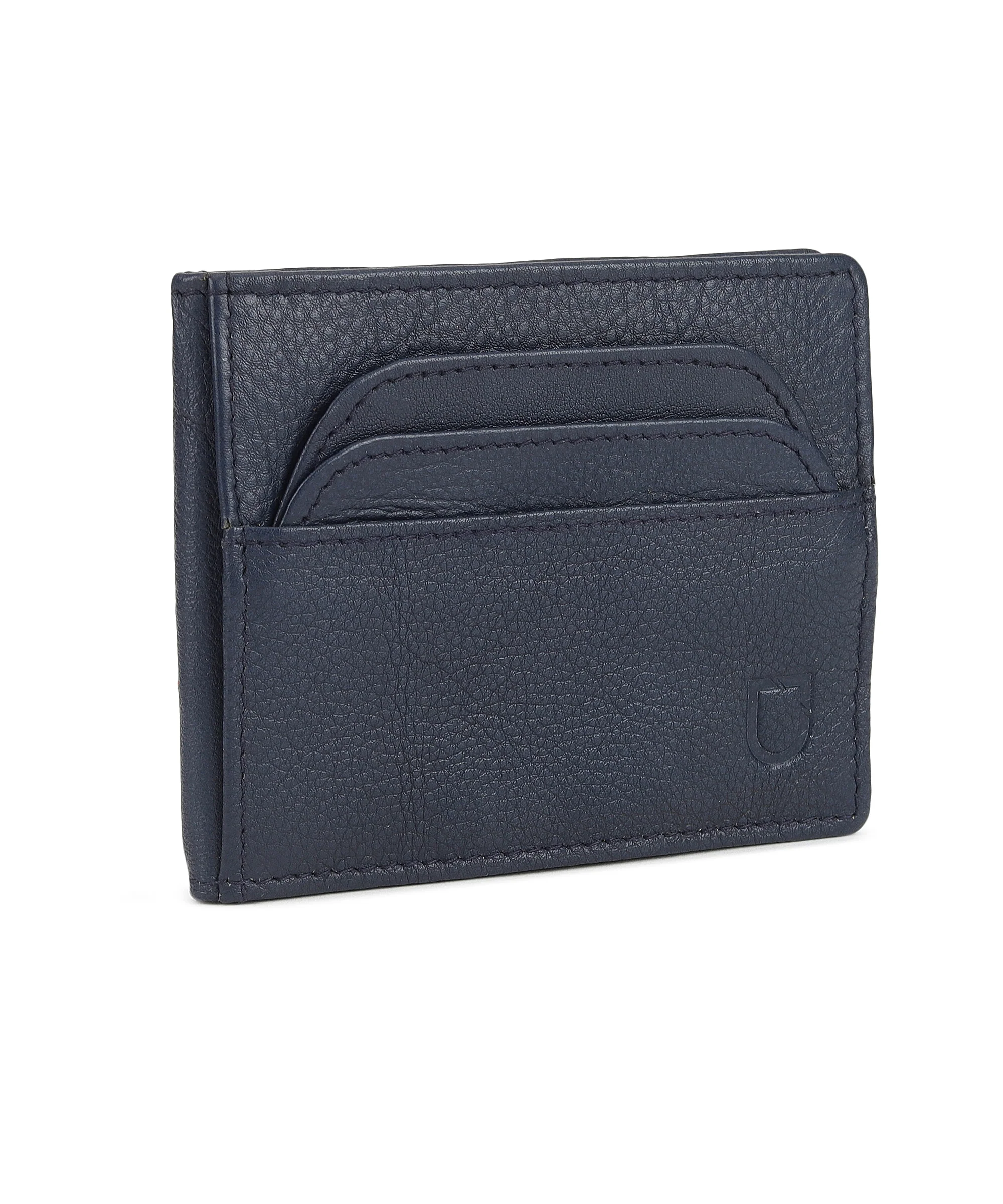 Urbano Fashion Men's Casual, Formal Blue Genuine Leather Wallet-6 Card Slots - Image 2