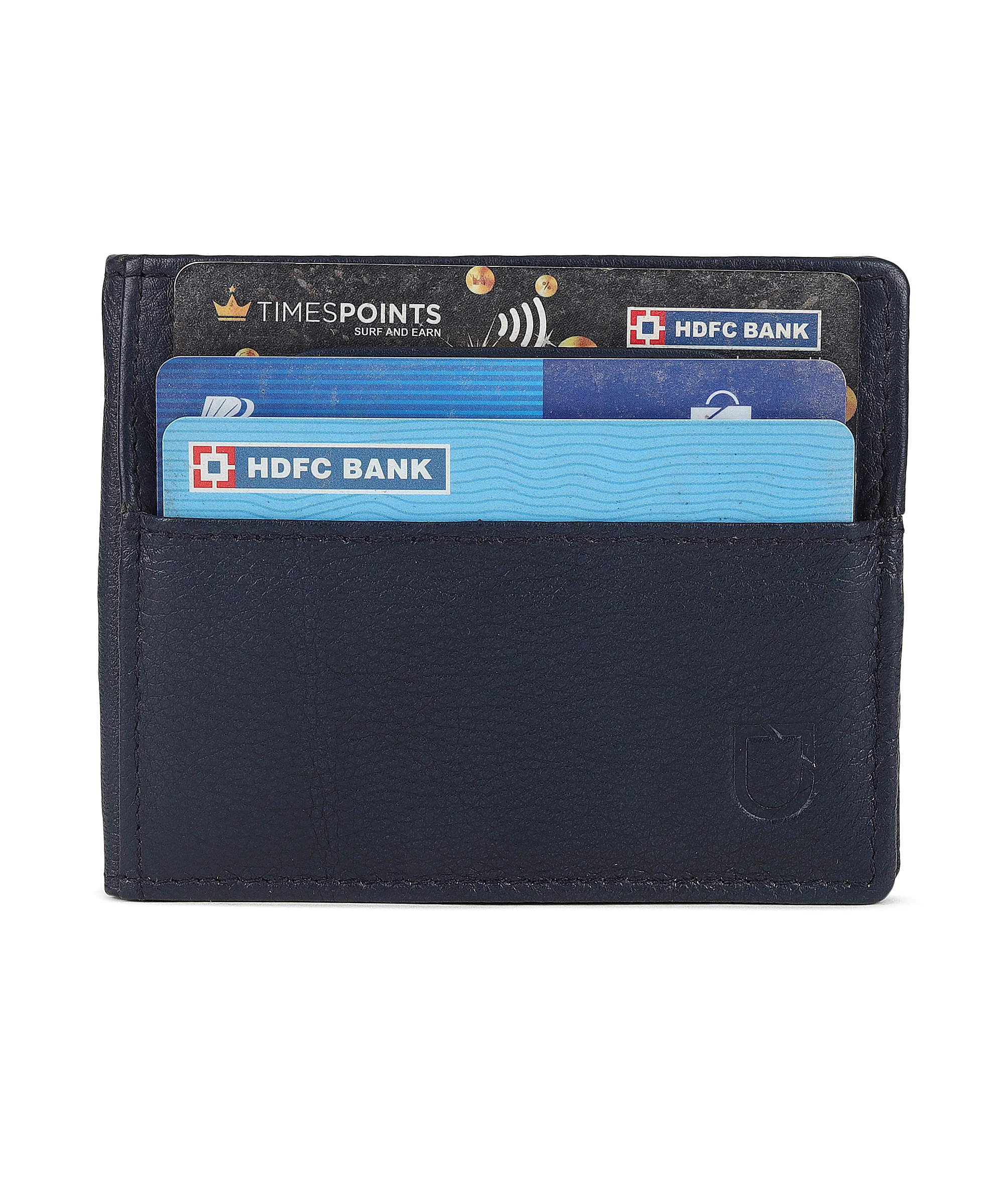 Urbano Fashion Men's Casual, Formal Blue Genuine Leather Wallet-6 Card Slots - Image 3