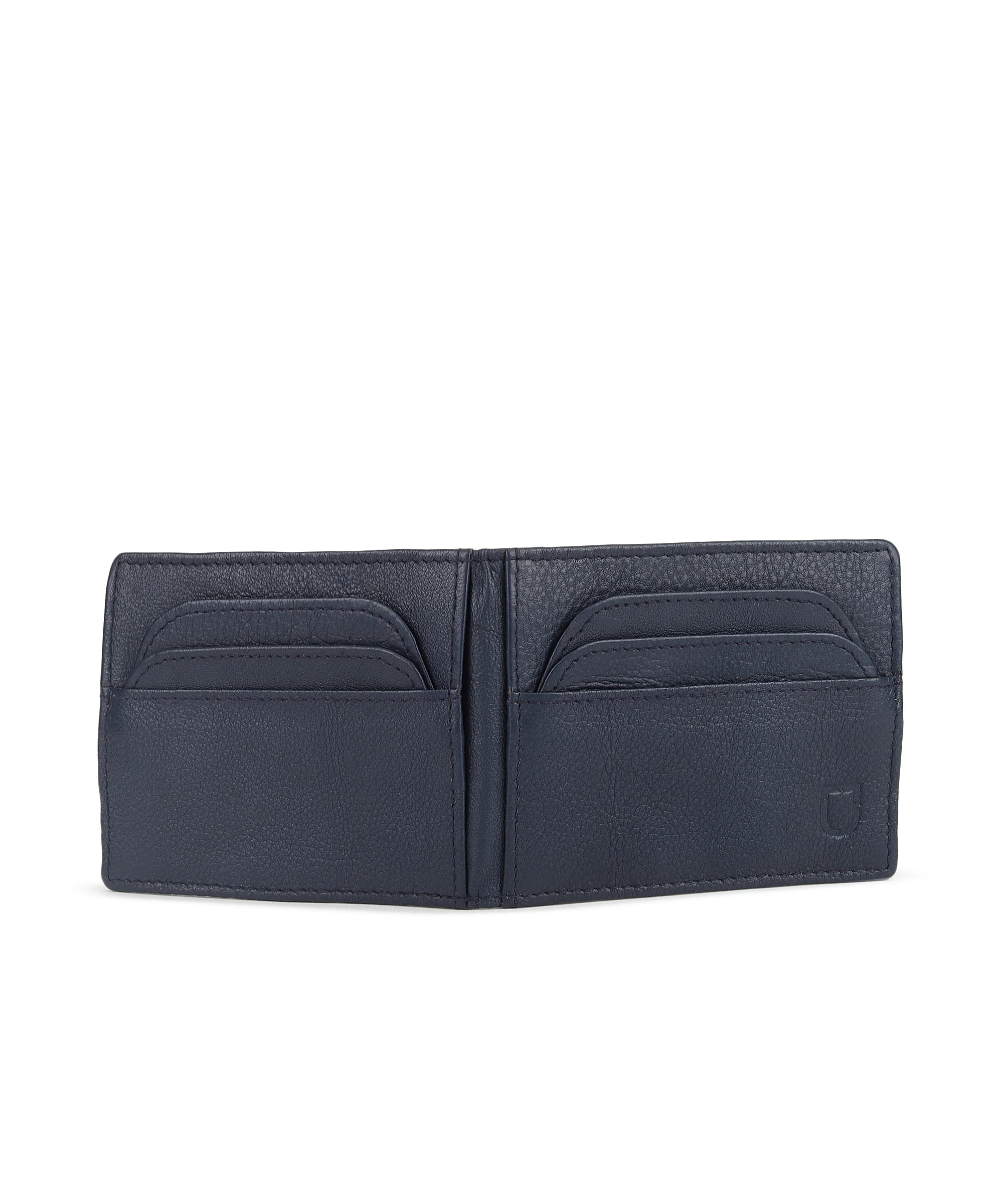 Urbano Fashion Men's Casual, Formal Blue Genuine Leather Wallet-6 Card Slots - Image 4