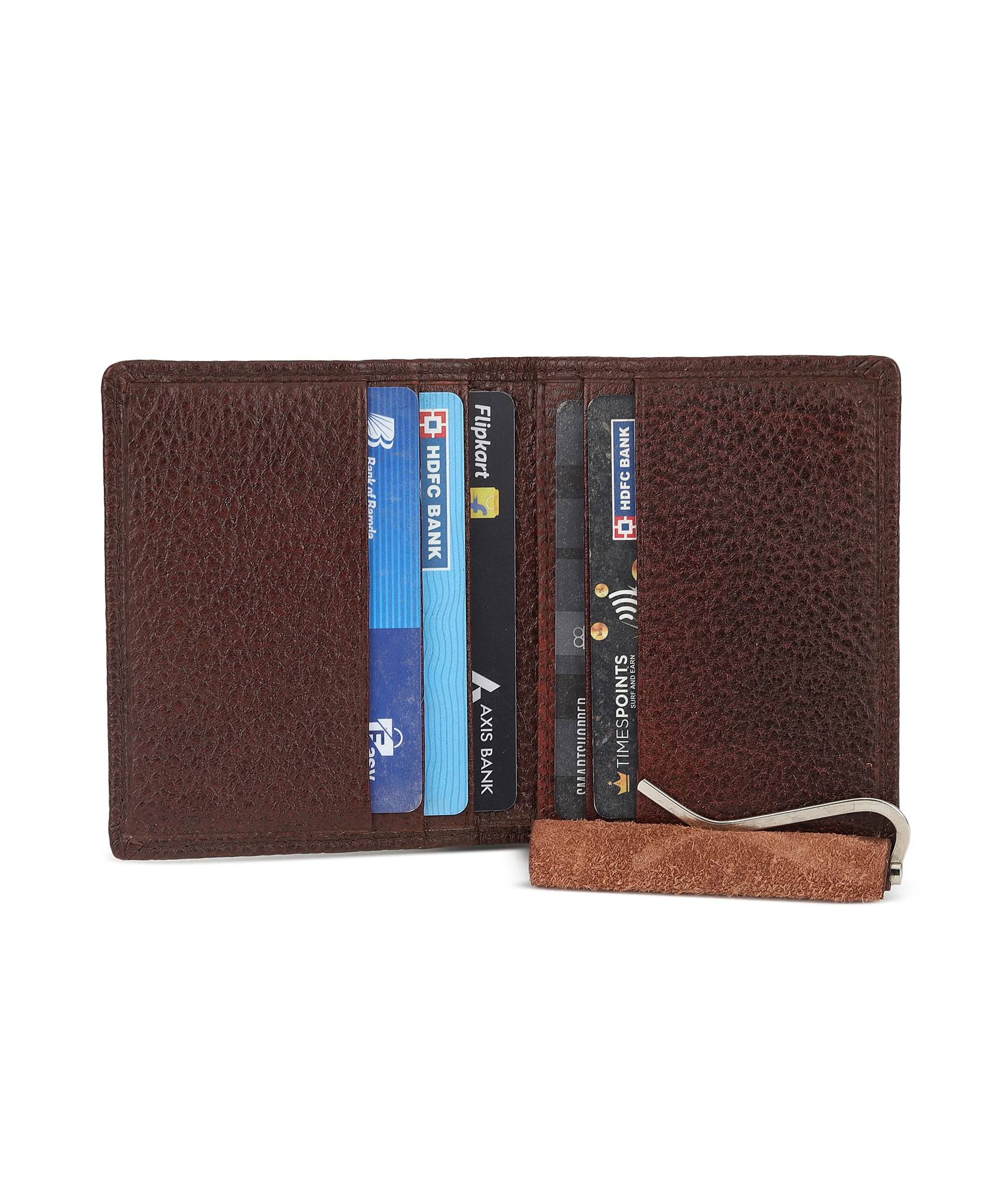 Urbano Fashion Men's Casual, Formal Brown Genuine Leather Wallet-4 Card Slots - Image 5