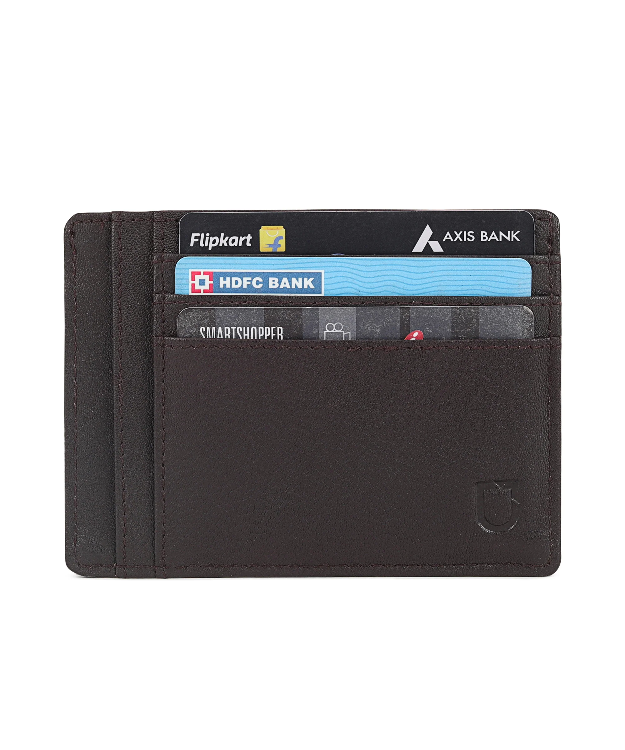 Urbano Fashion Men's Casual, Formal Brown Genuine Leather Wallet-5 Card Slots - Image 5