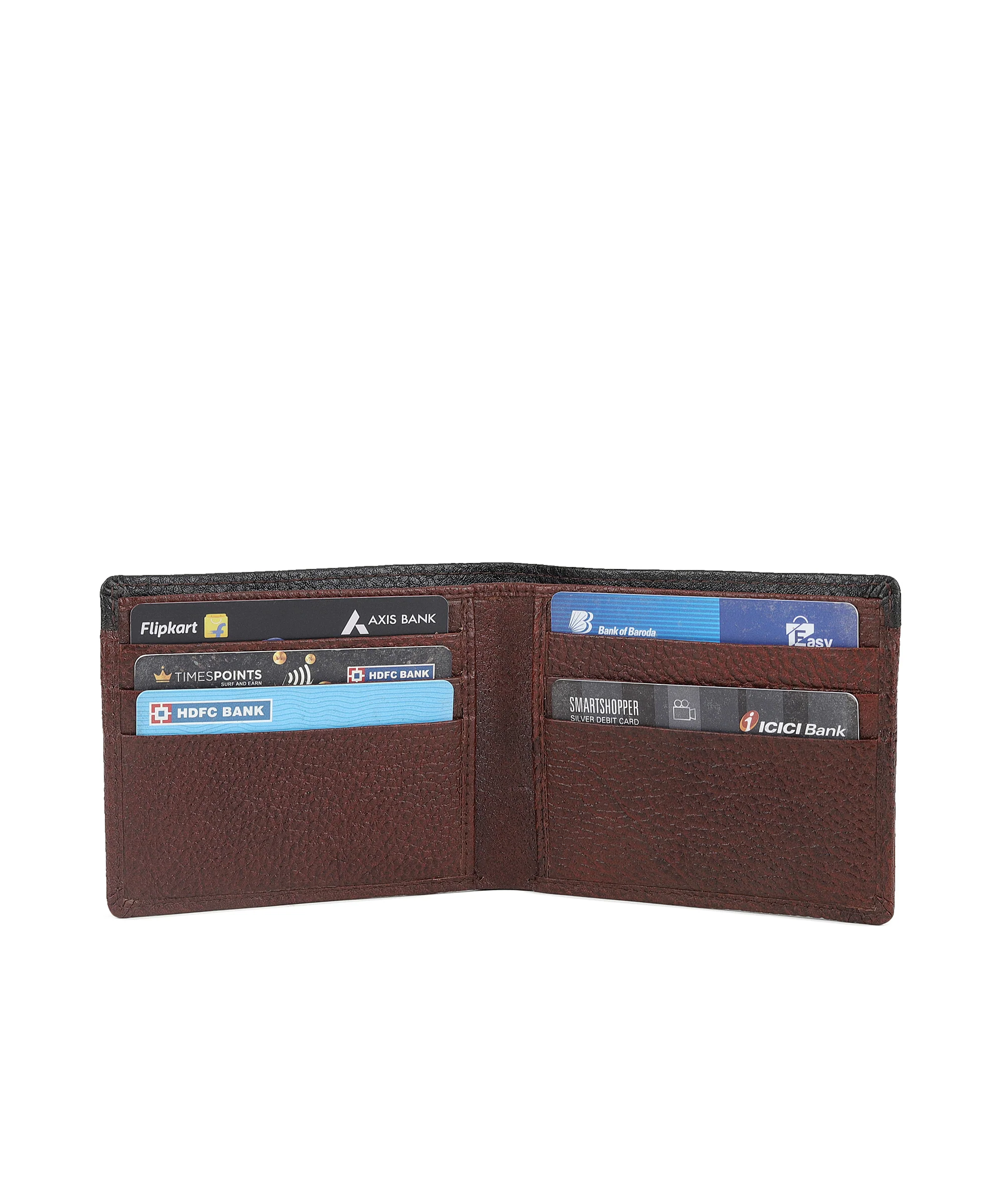 Urbano Fashion Men's Casual, Formal Brown Genuine Leather Wallet-6 Card Slots - Image 5