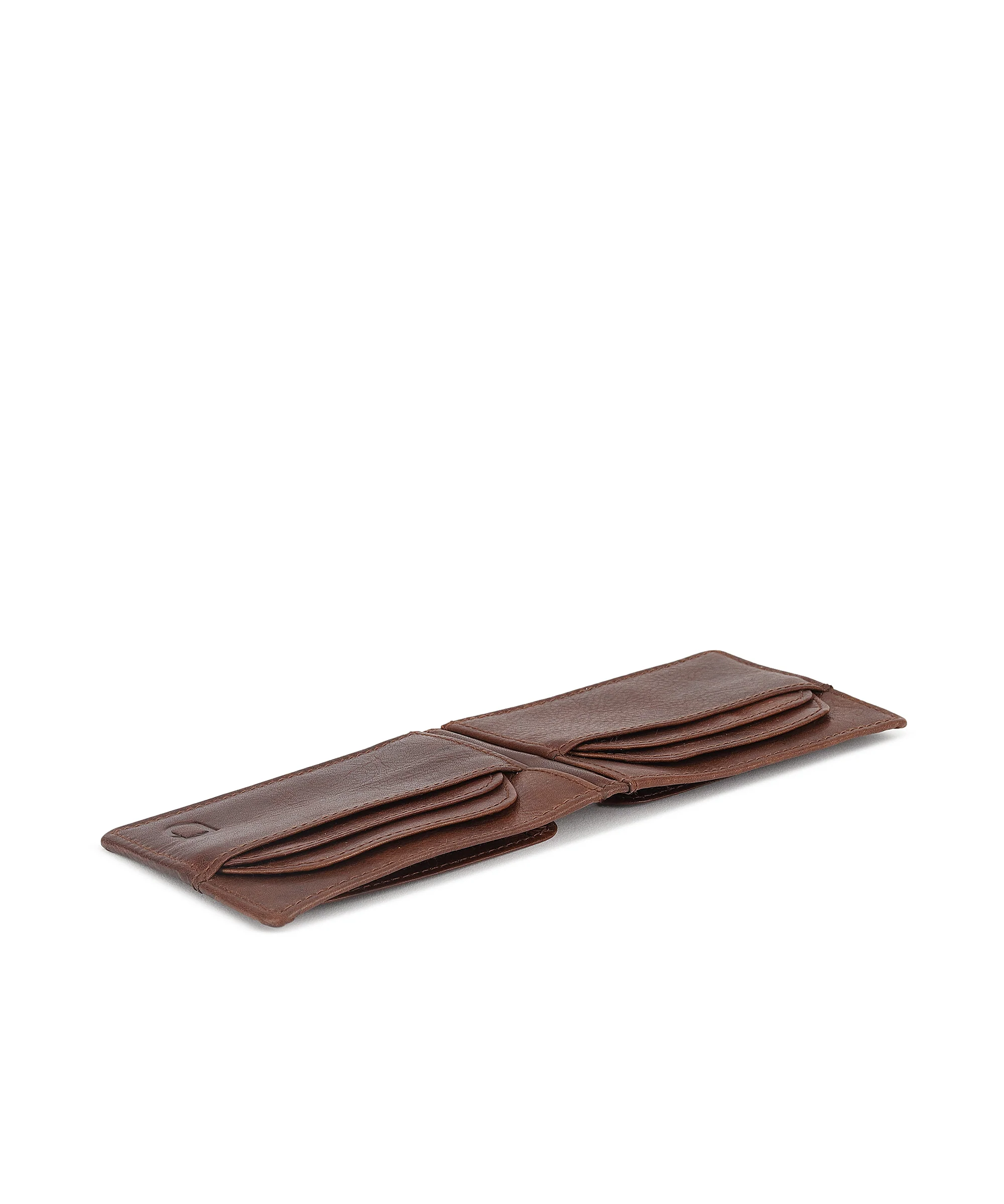 Urbano Fashion Men's Casual, Formal Brown Genuine Leather Wallet-6 Card Slots - Image 6