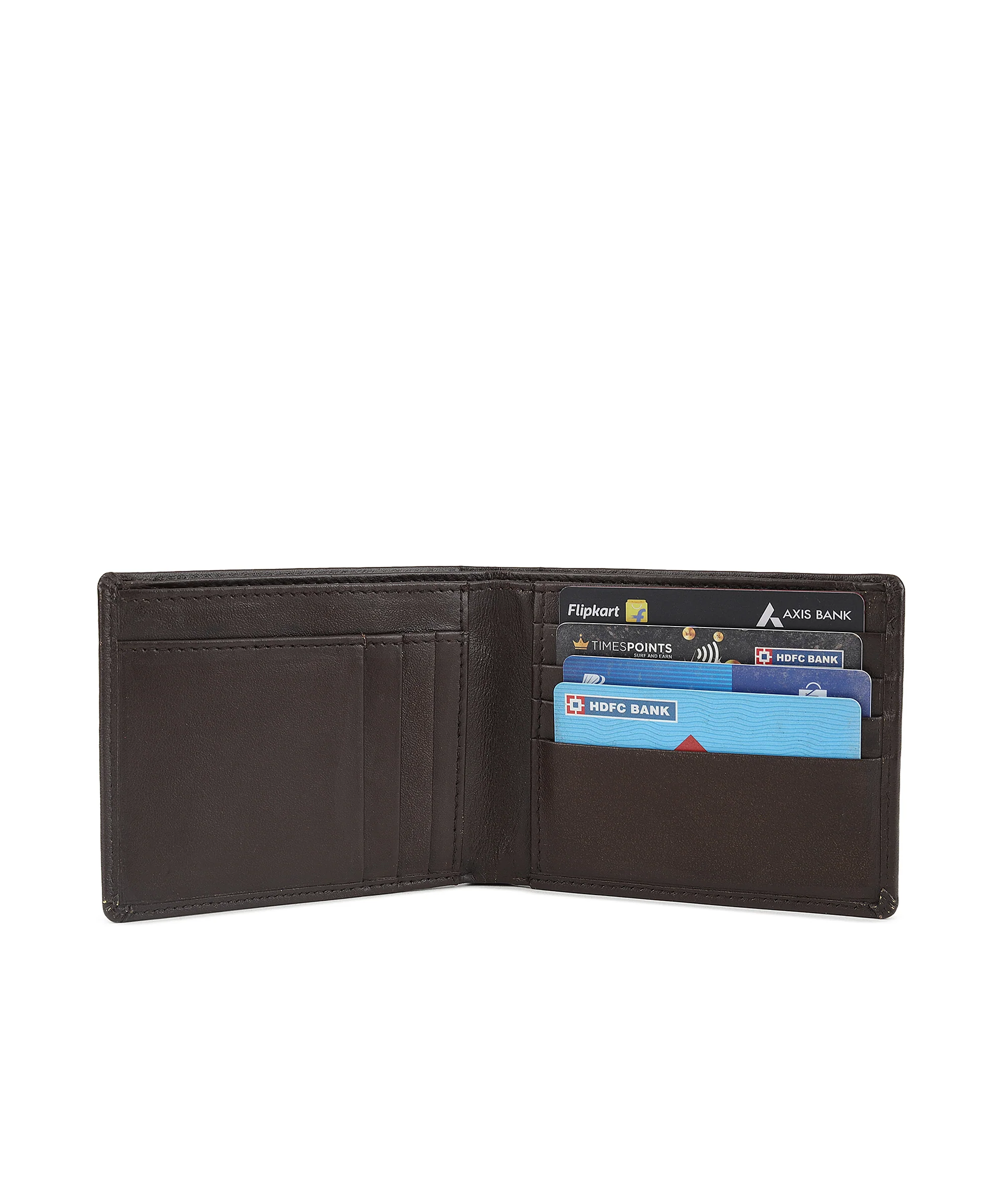 Urbano Fashion Men's Casual, Formal Brown Genuine Leather Wallet-8 Card Slots - Image 5