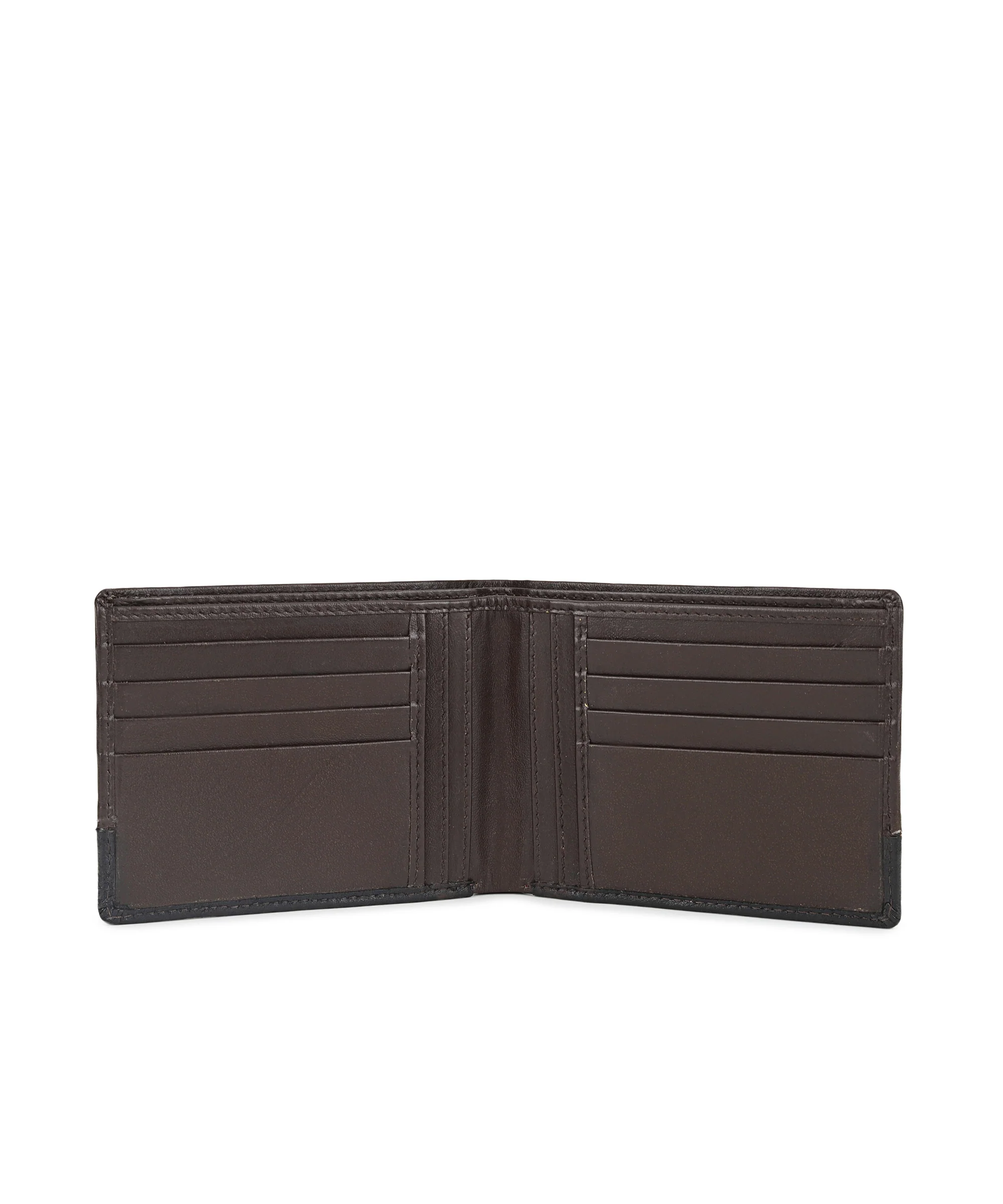 Urbano Fashion Men's Casual, Formal Tan, Black Genuine Leather Wallet-12 Card Slots - Image 3