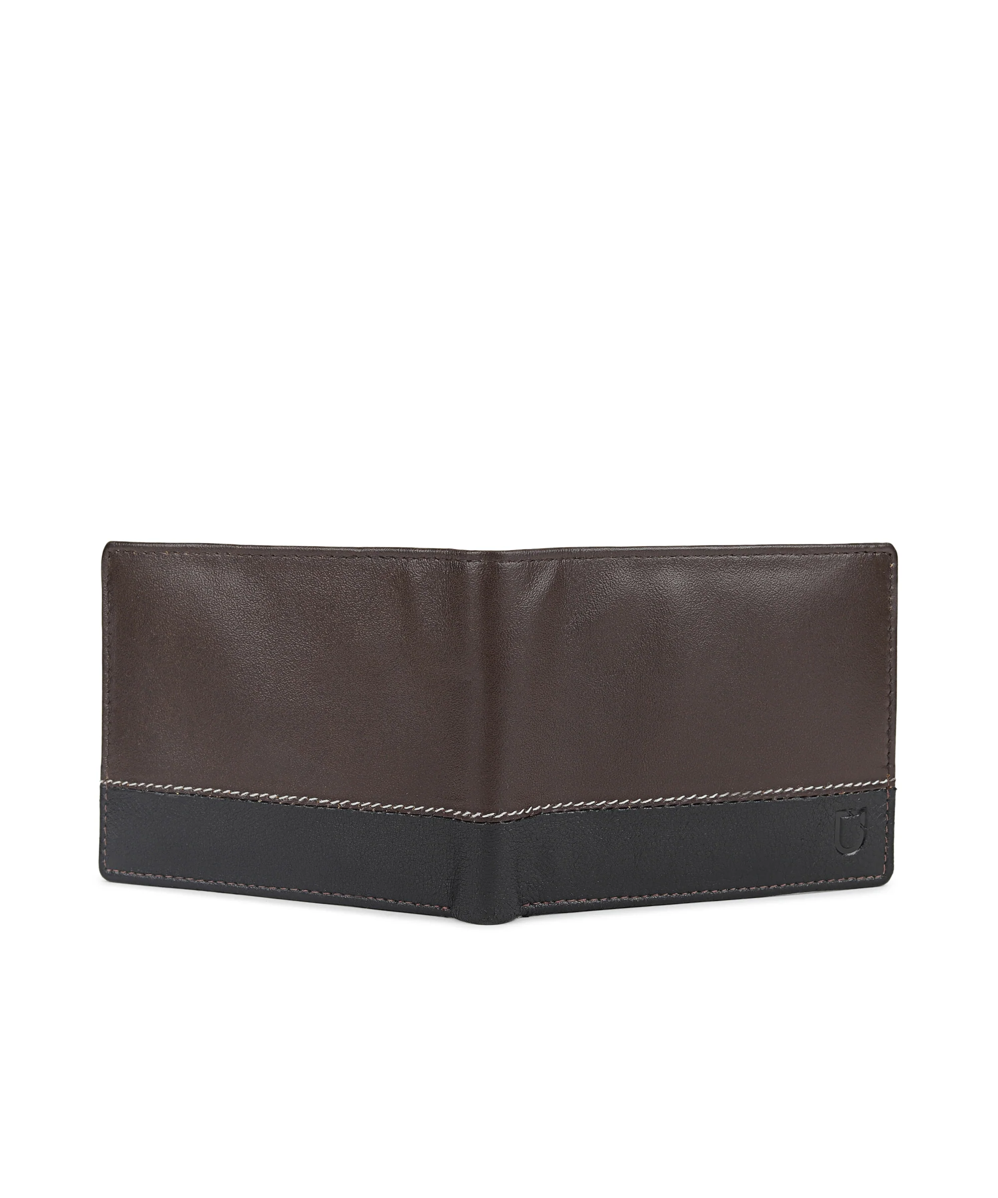Urbano Fashion Men's Casual, Formal Tan, Black Genuine Leather Wallet-12 Card Slots - Image 4