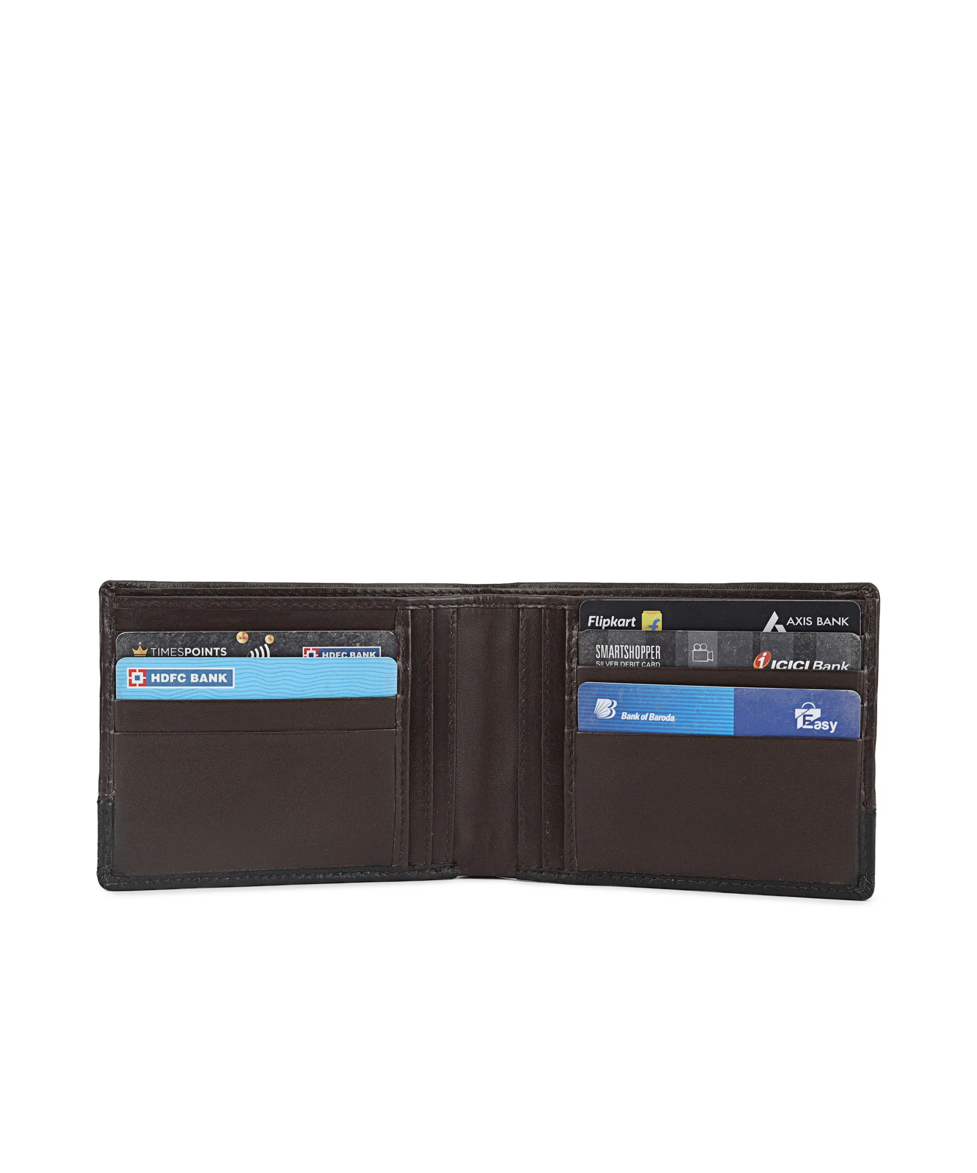 Urbano Fashion Men's Casual, Formal Tan, Black Genuine Leather Wallet-12 Card Slots - Image 5