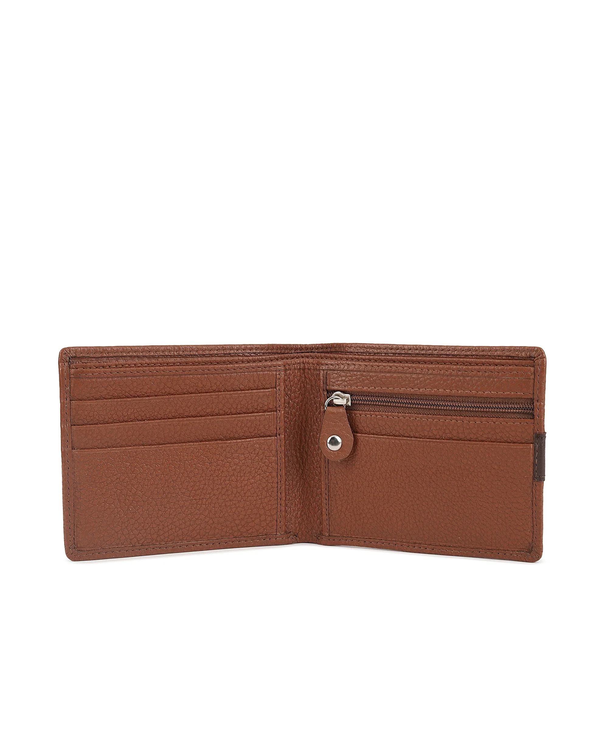 Urbano Fashion Men's Casual, Formal Tan Genuine Leather Wallet-4 Card Slots - Image 3