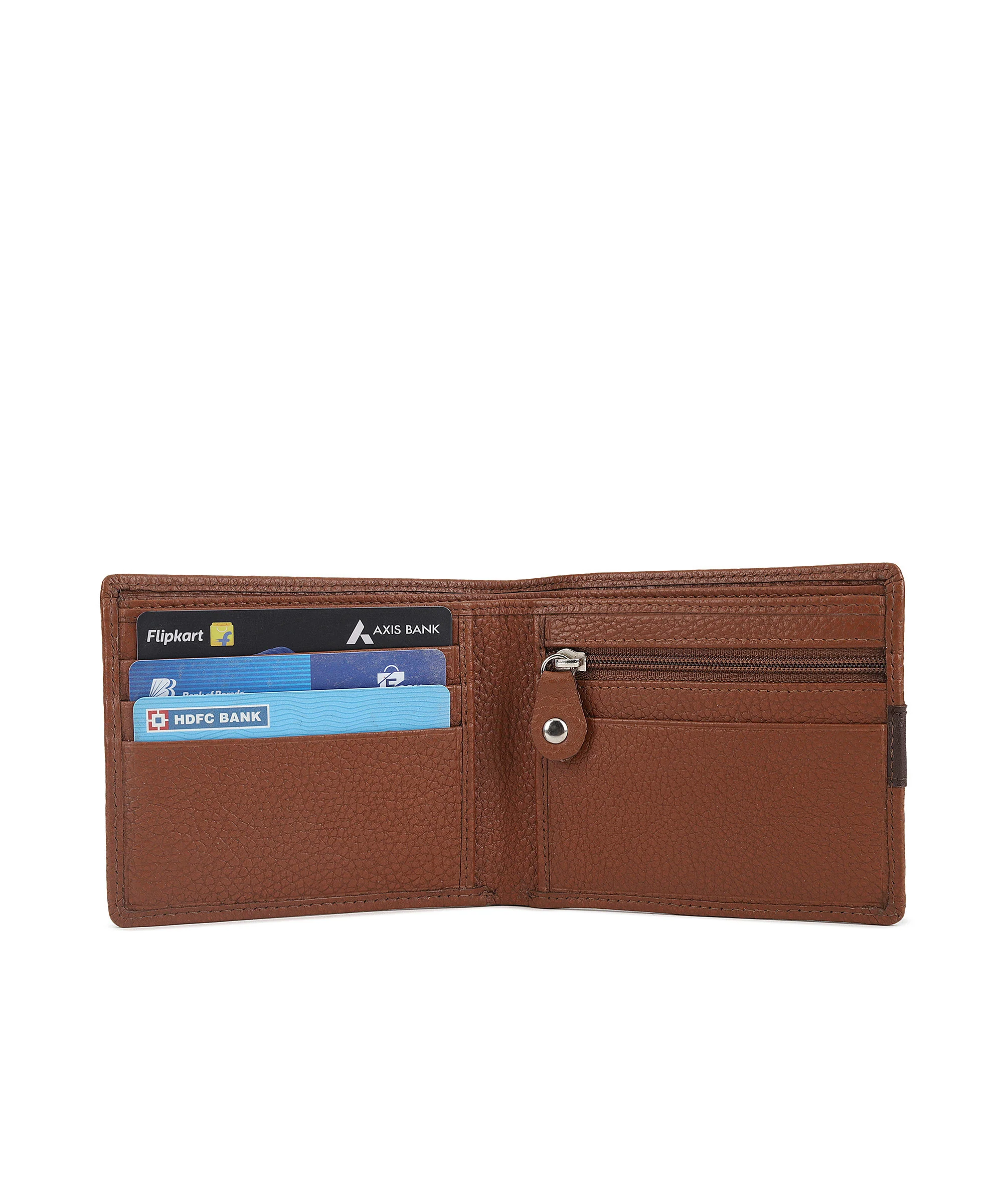 Urbano Fashion Men's Casual, Formal Tan Genuine Leather Wallet-4 Card Slots - Image 6