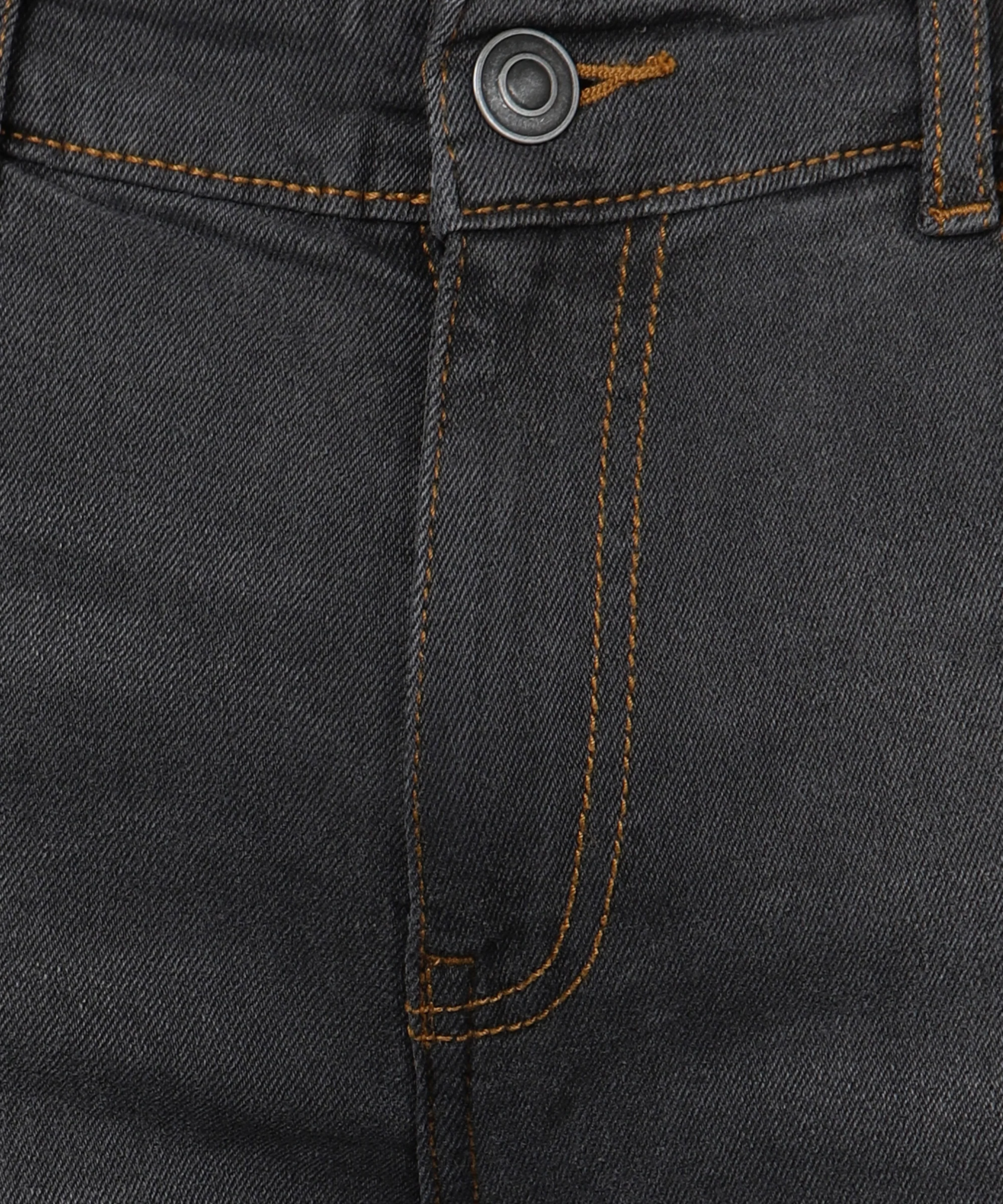 Men's Grey Slim Fit Washed Jeans Stretchable - Image 6