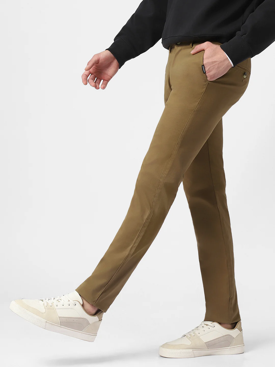 Men's Slim Fit Cotton Trousers - Image 3