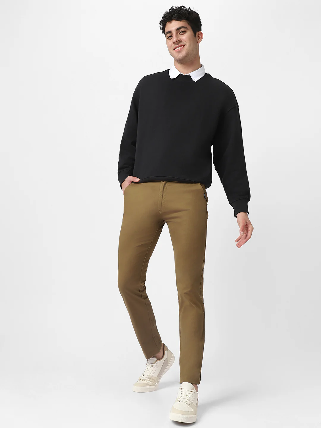 Men's Slim Fit Cotton Trousers - Image 5