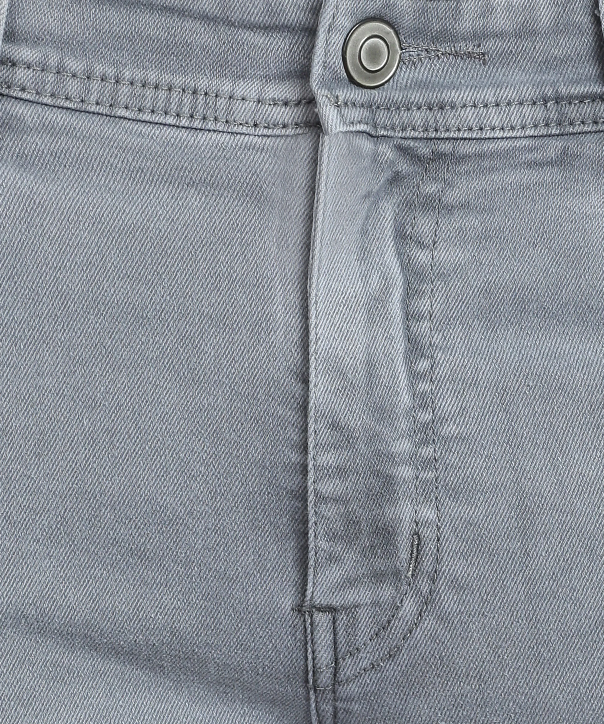 Men's Light Grey Skinny Fit Washed Jeans Stretchable - Image 6