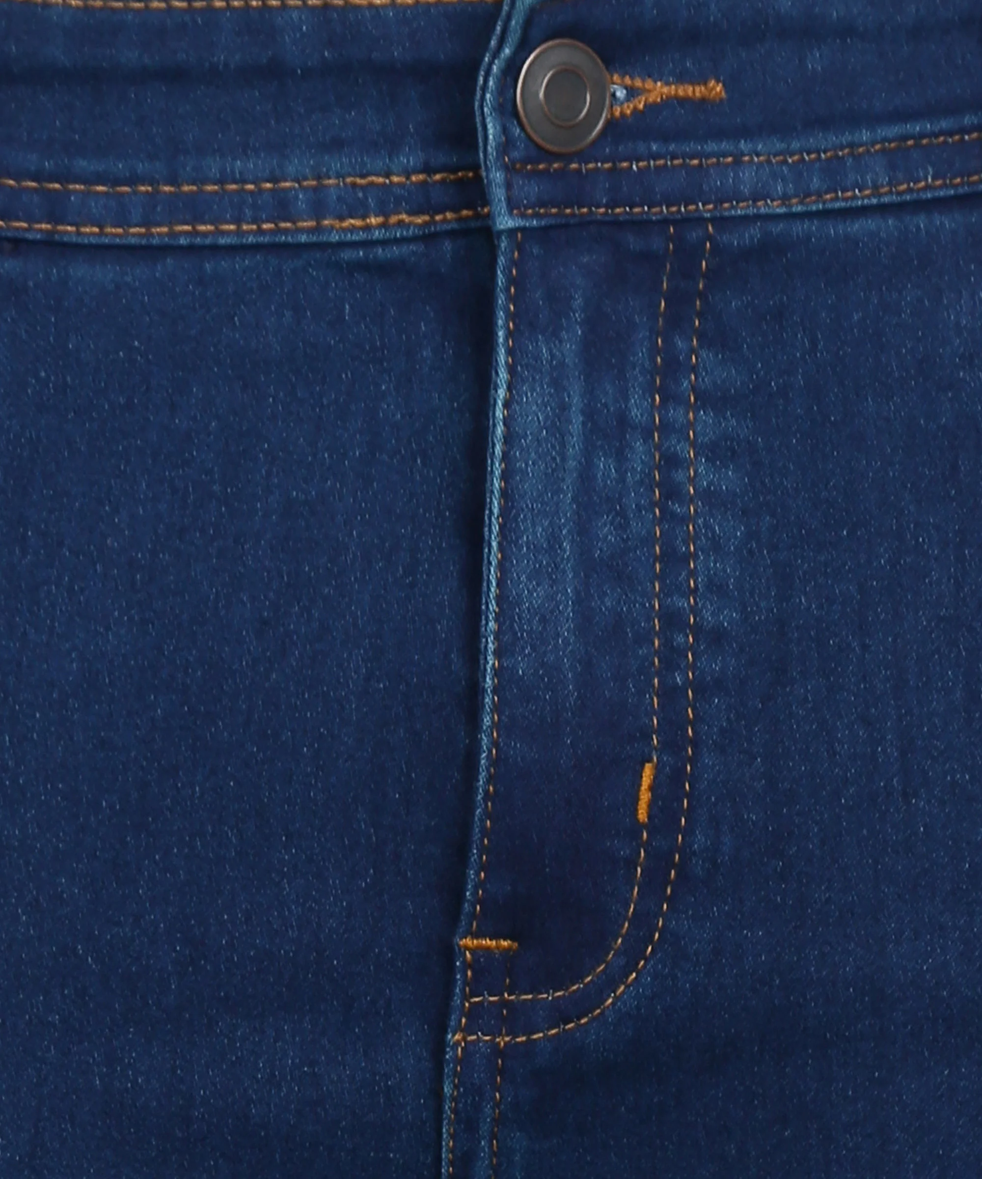 Men's Navy Carrot Fit Denim Jeans Stretchable - Image 6