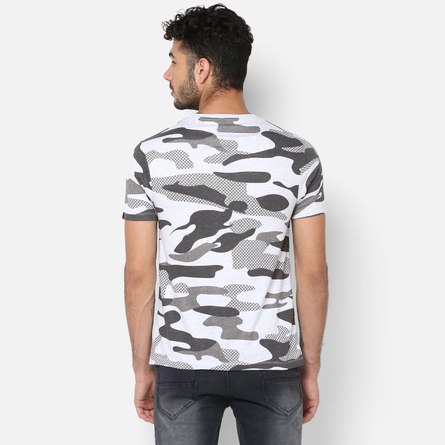 Men's Striped Slim Fit Half Sleeve T-Shirt - Image 4
